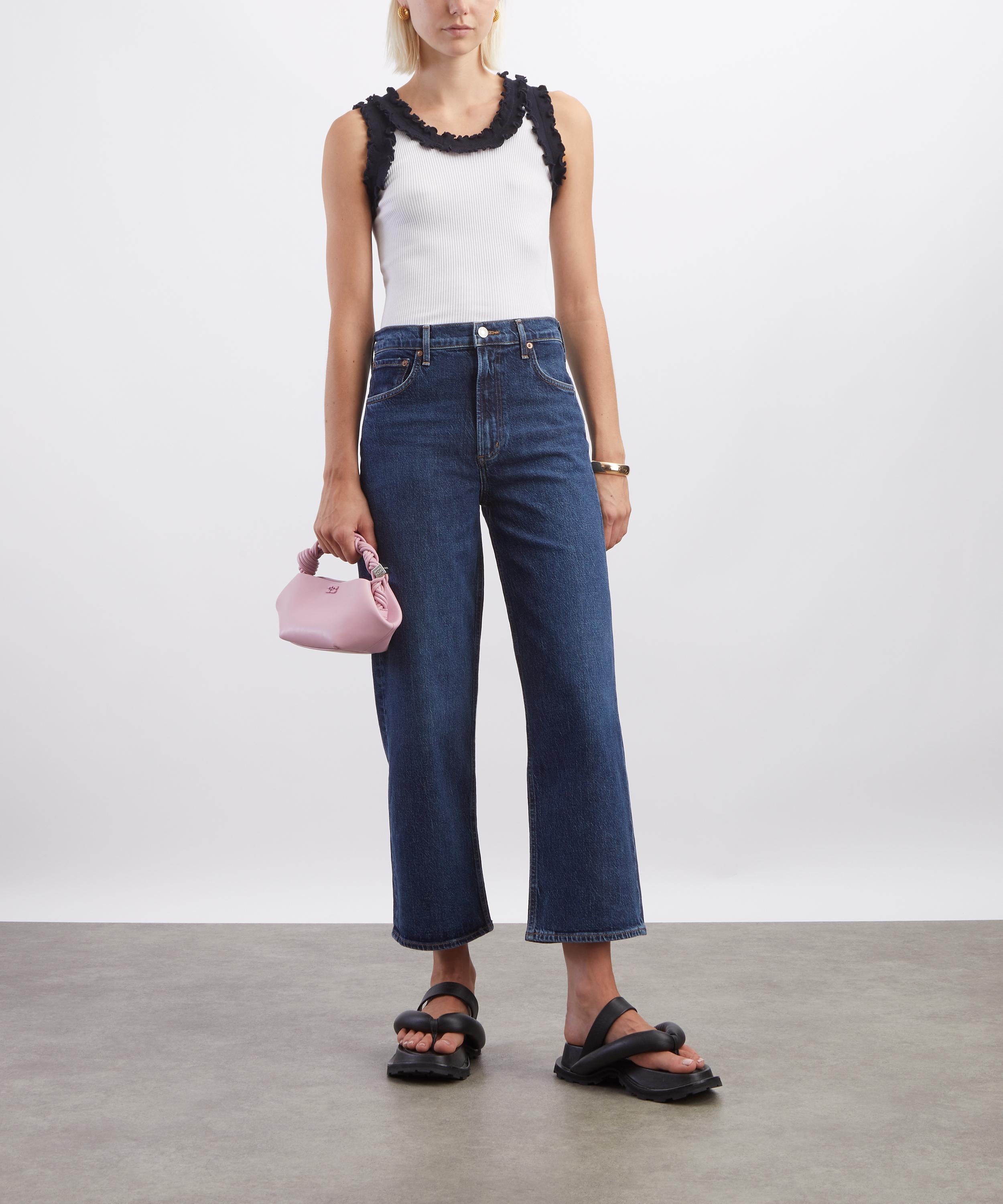AGOLDE - Ren Cropped Wide-Leg Jeans in Echo&nbsp; image number 1