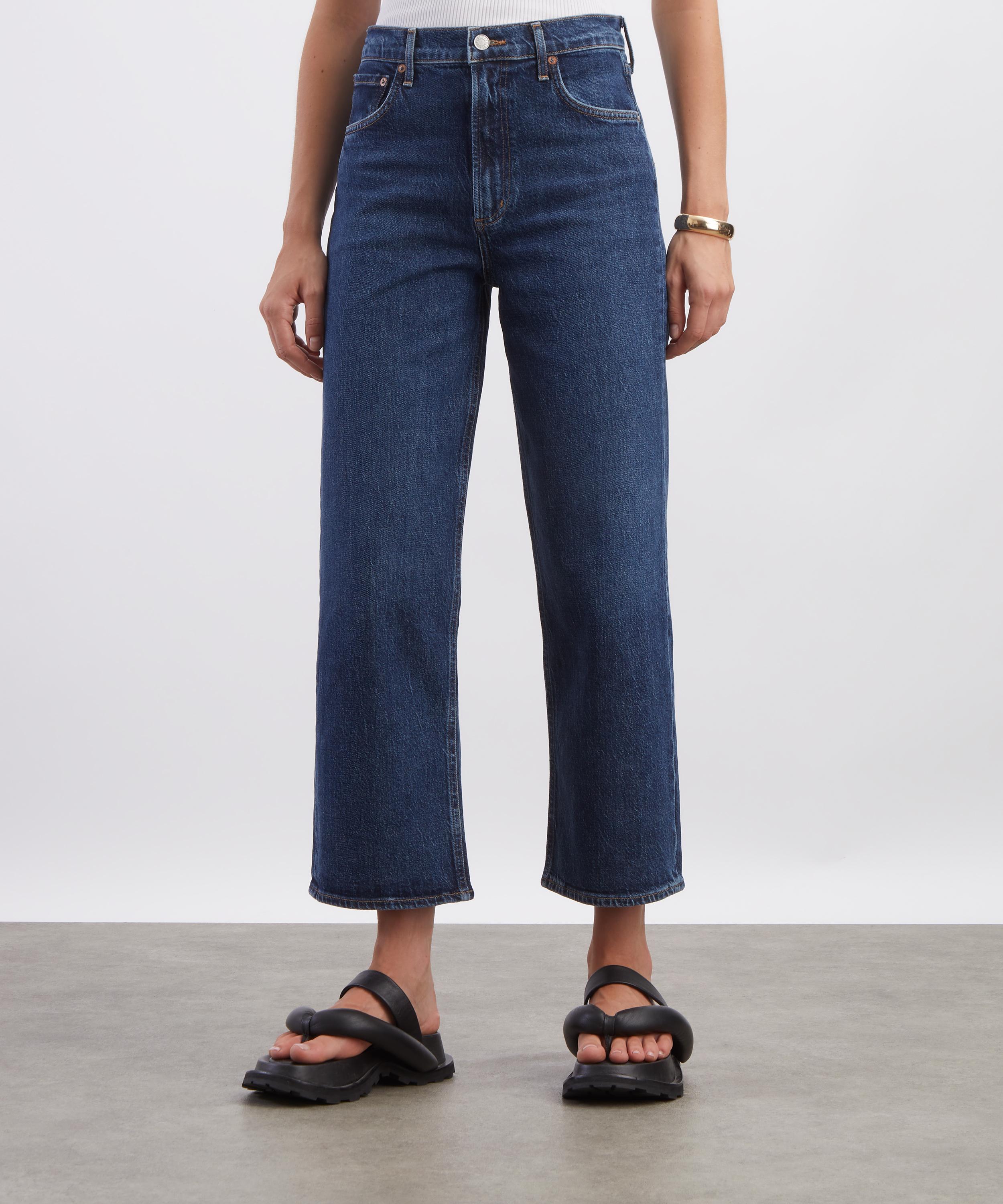 AGOLDE - Ren Cropped Wide-Leg Jeans in Echo&nbsp; image number 2
