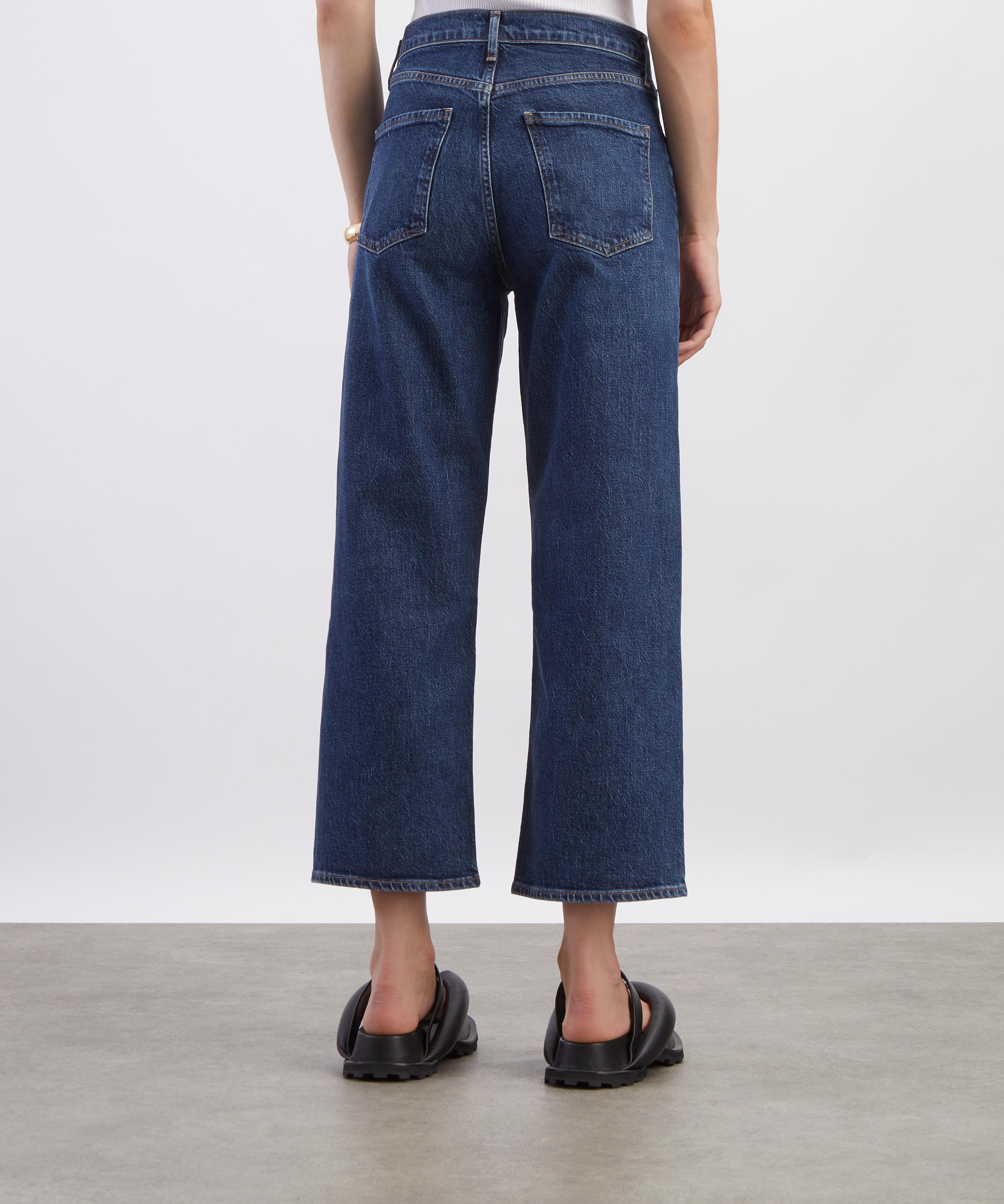 AGOLDE - Ren Cropped Wide-Leg Jeans in Echo&nbsp; image number 3