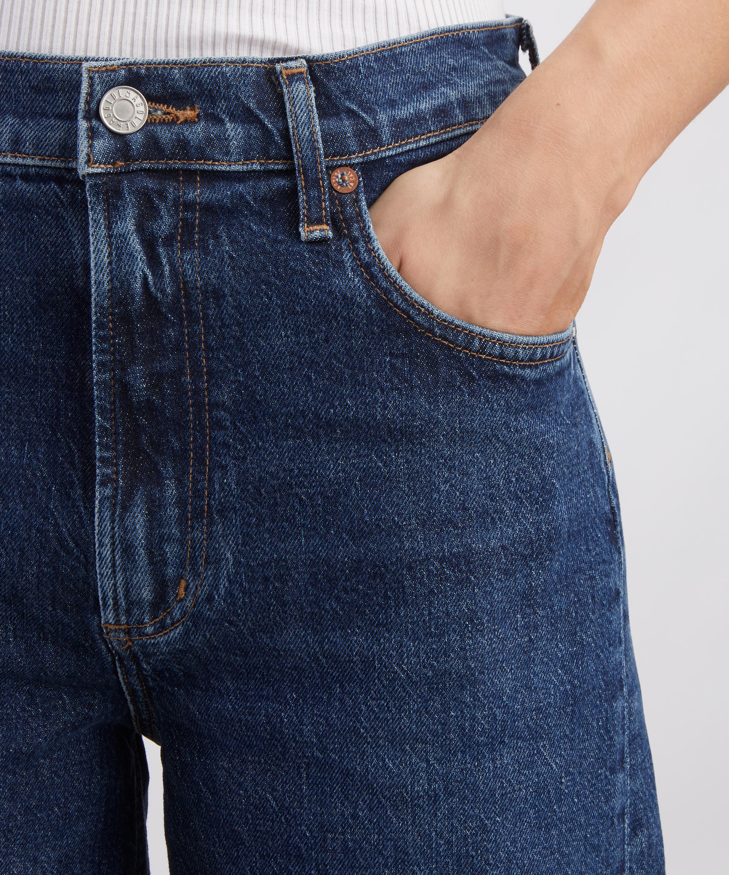 AGOLDE - Ren Cropped Wide-Leg Jeans in Echo&nbsp; image number 4