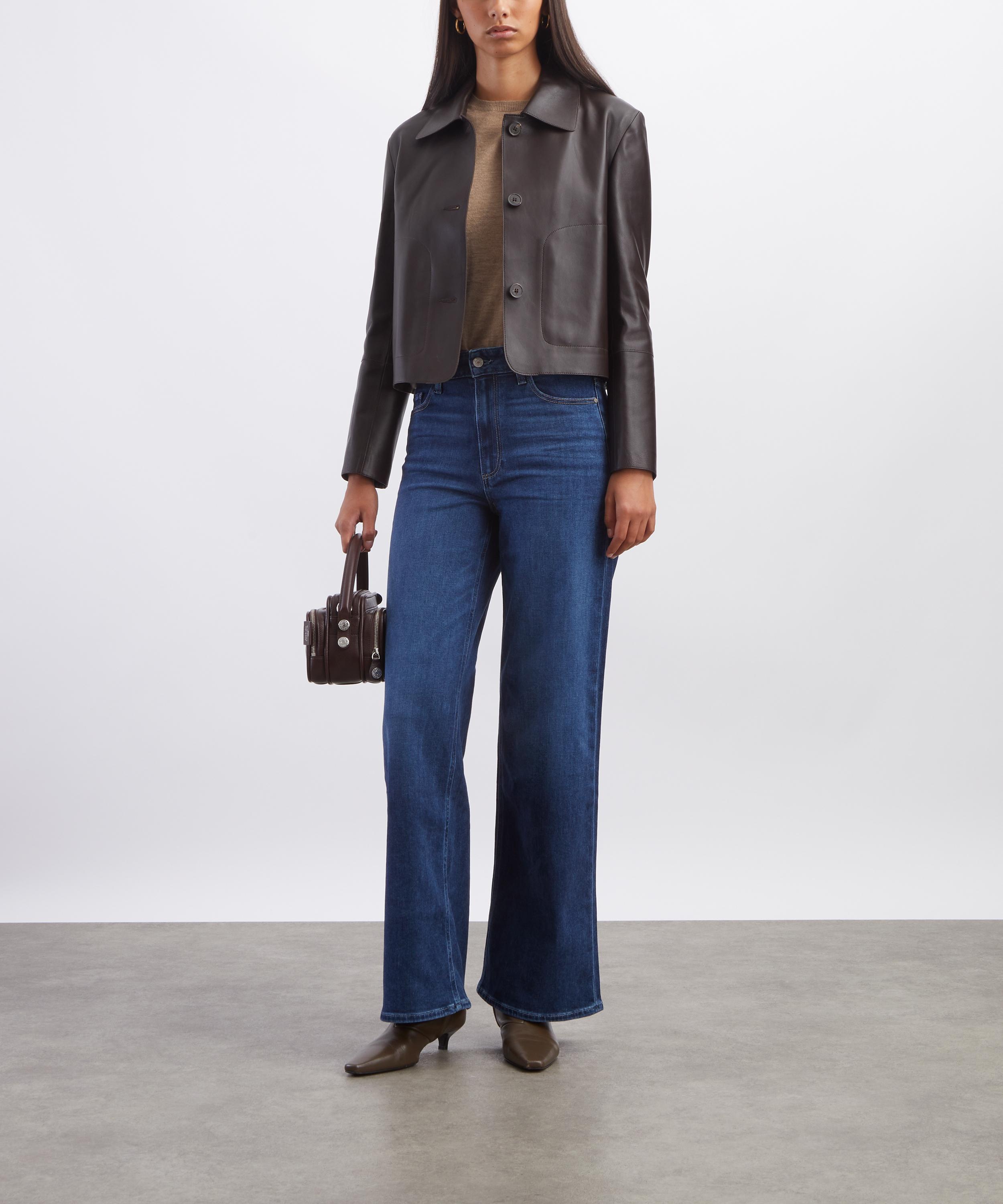 Paige - Anessa 31 Wide-Leg Jeans in Neutra image number 1