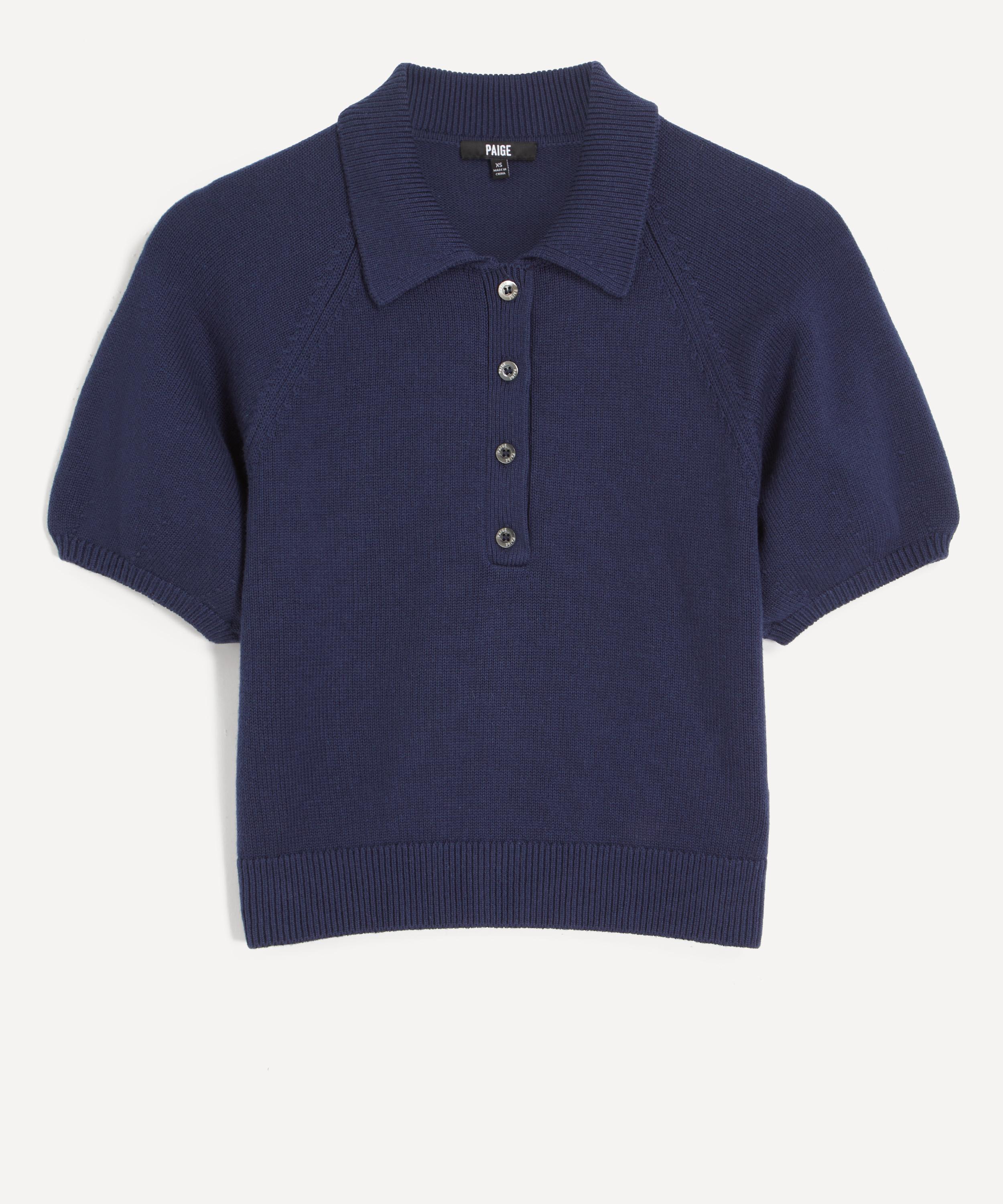 Paige - Navy Birch Top image number 0