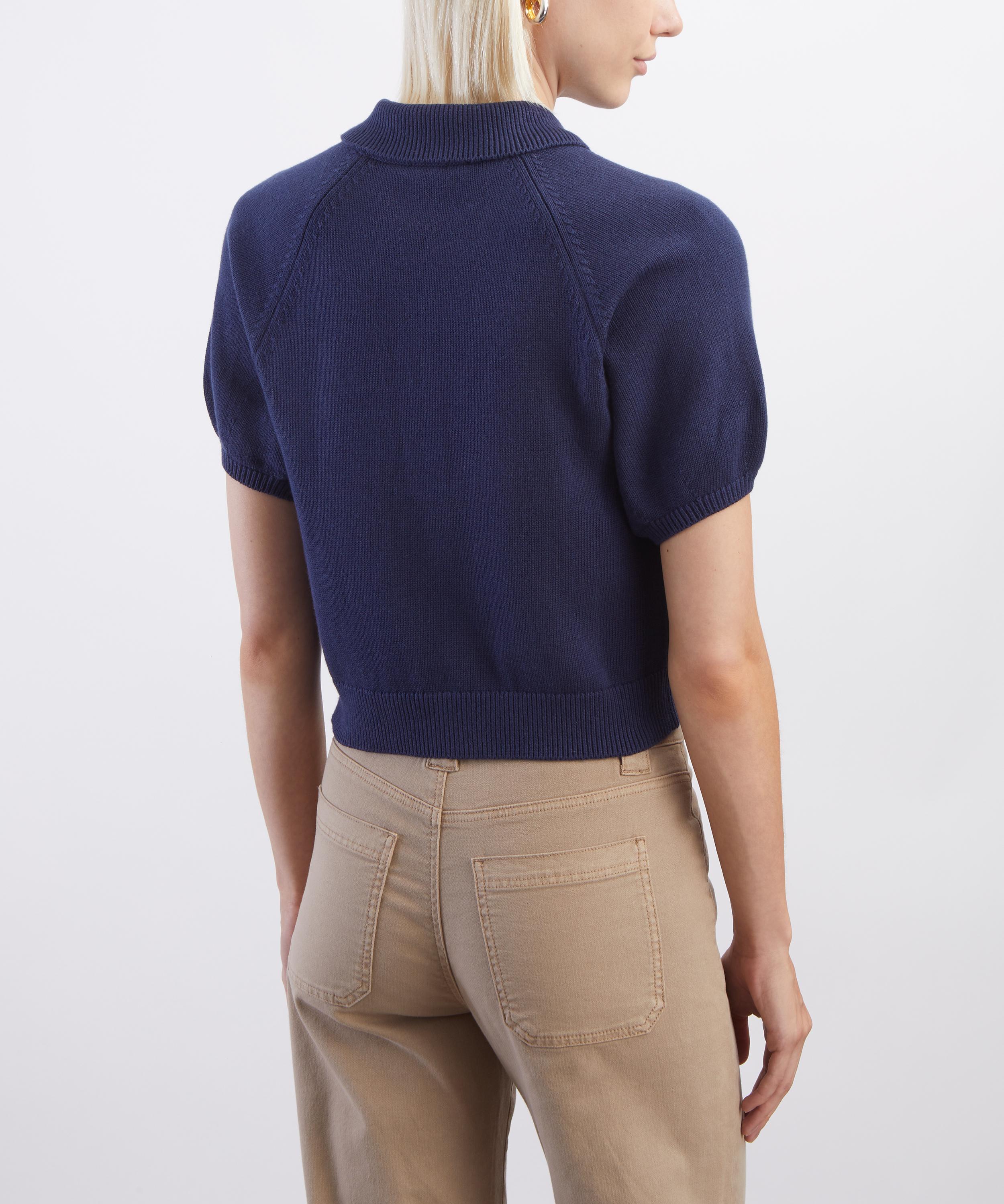 Paige - Navy Birch Top image number 3