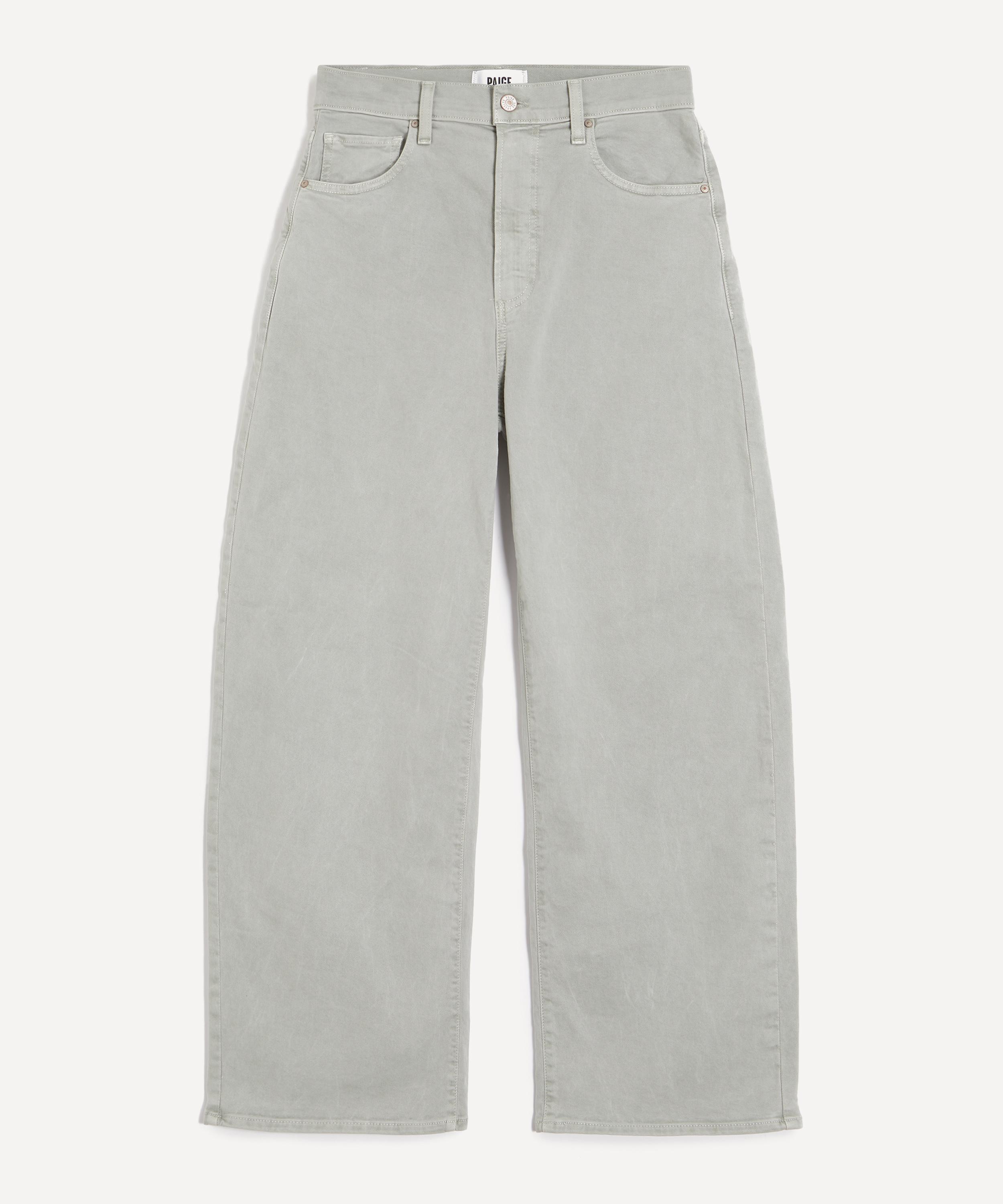 Paige - Arellia Ankle Barrel-Leg Jeans in Vintage Seaglass
