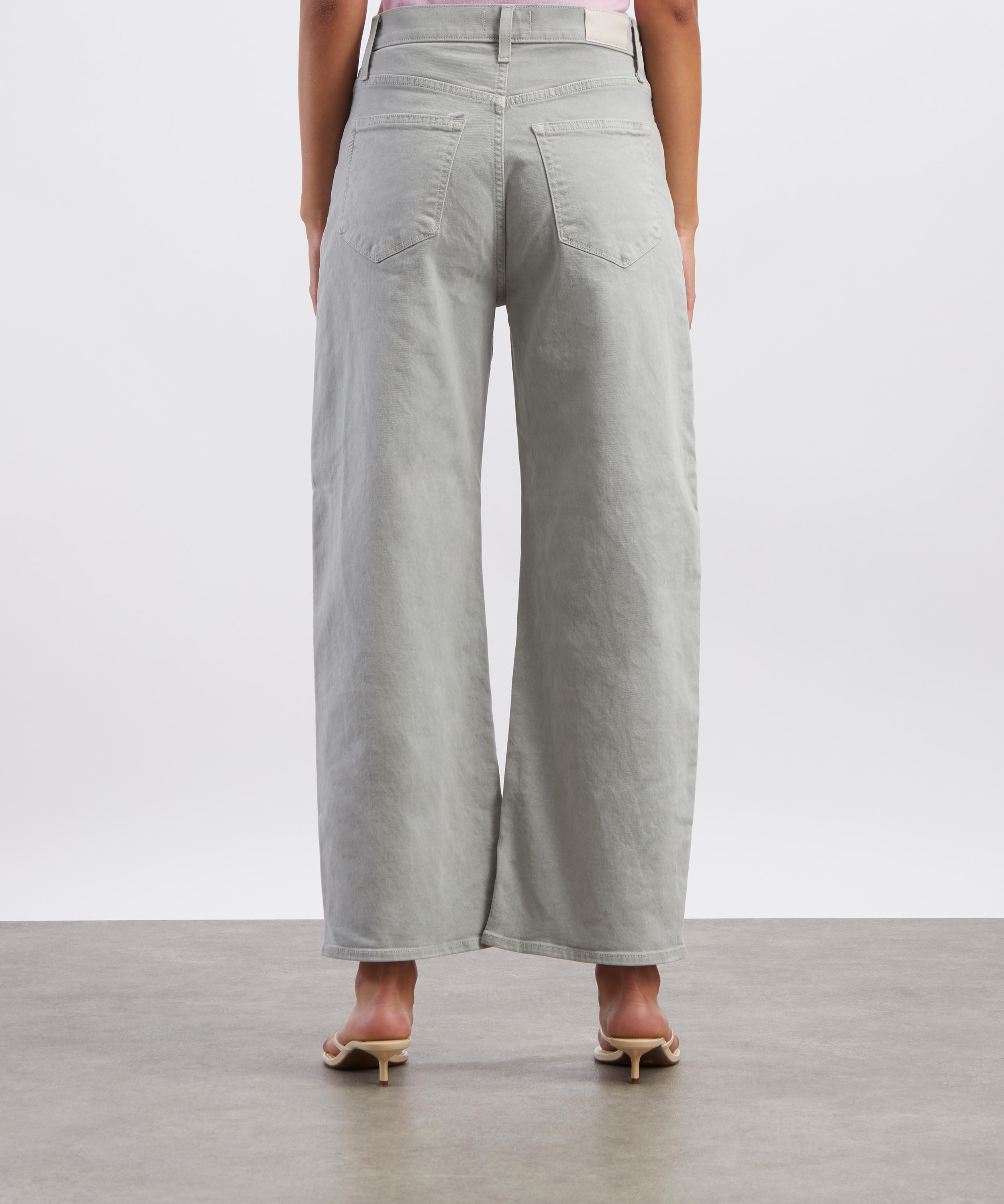 Paige - Arellia Ankle Barrel-Leg Jeans in Vintage Seaglass image number 3