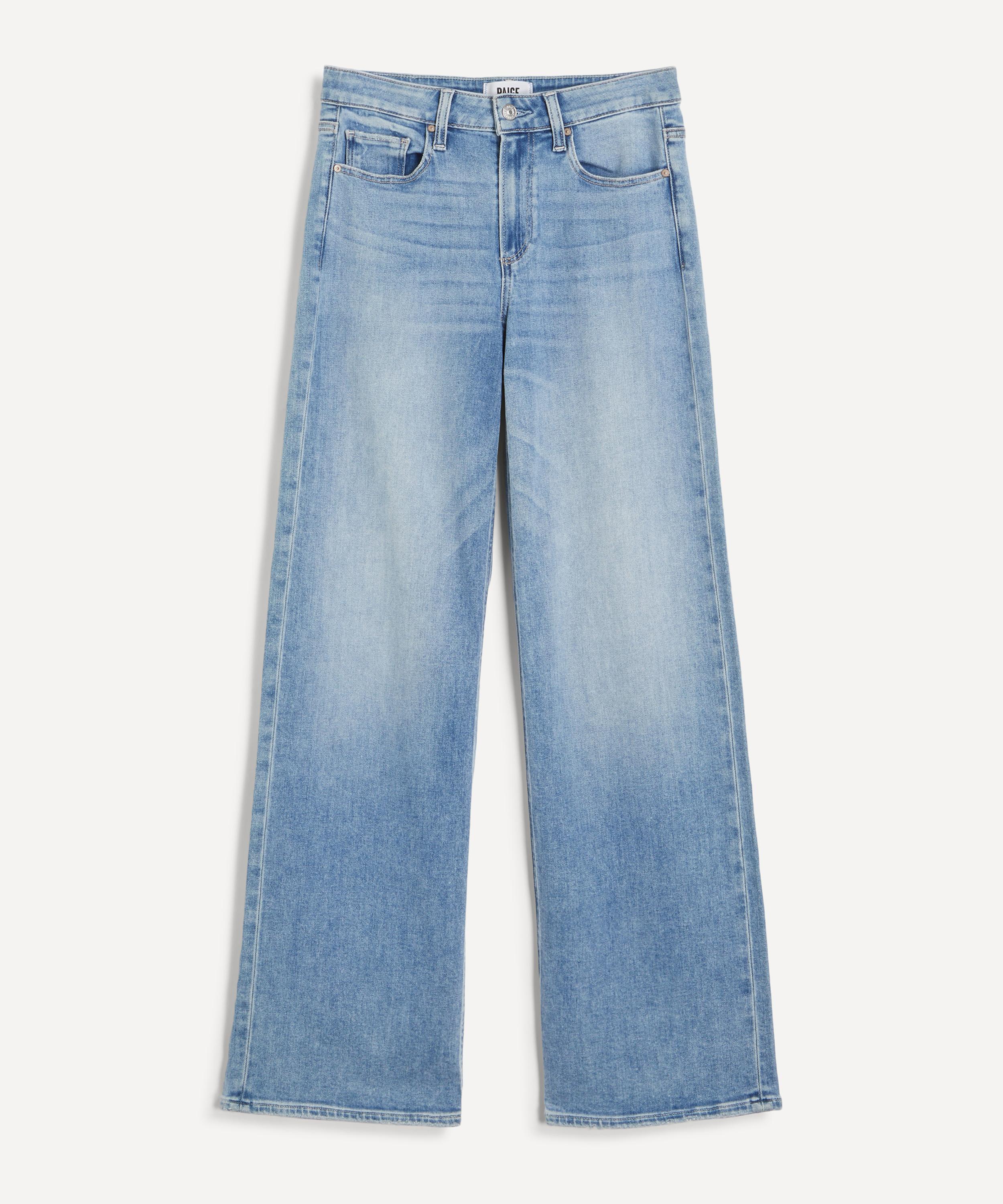 Paige - Tatum 32 Wide-Leg Jeans in Cinerama
