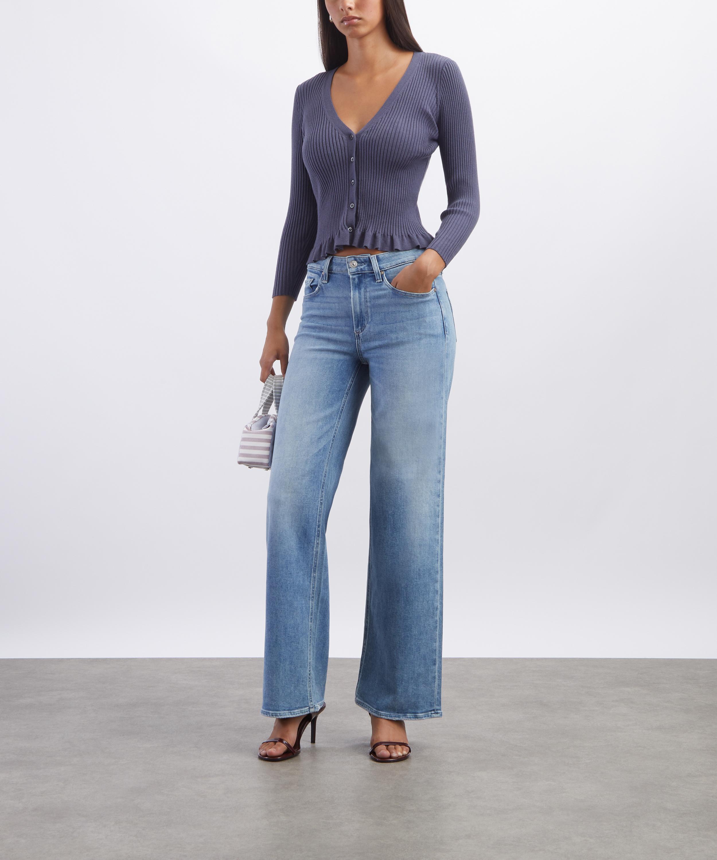 Paige - Tatum 32 Wide-Leg Jeans in Cinerama image number 1