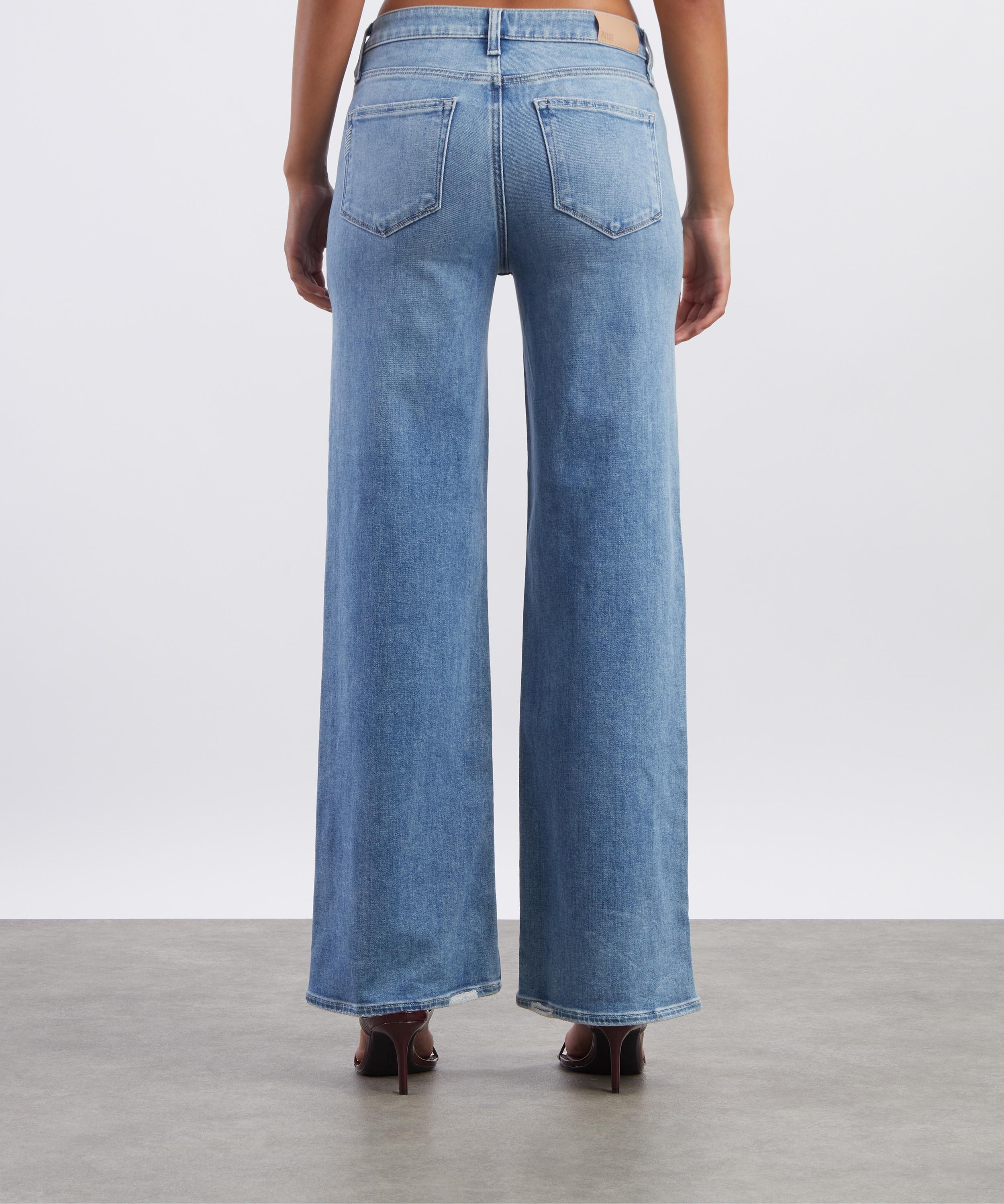 Paige - Tatum 32 Wide-Leg Jeans in Cinerama image number 3