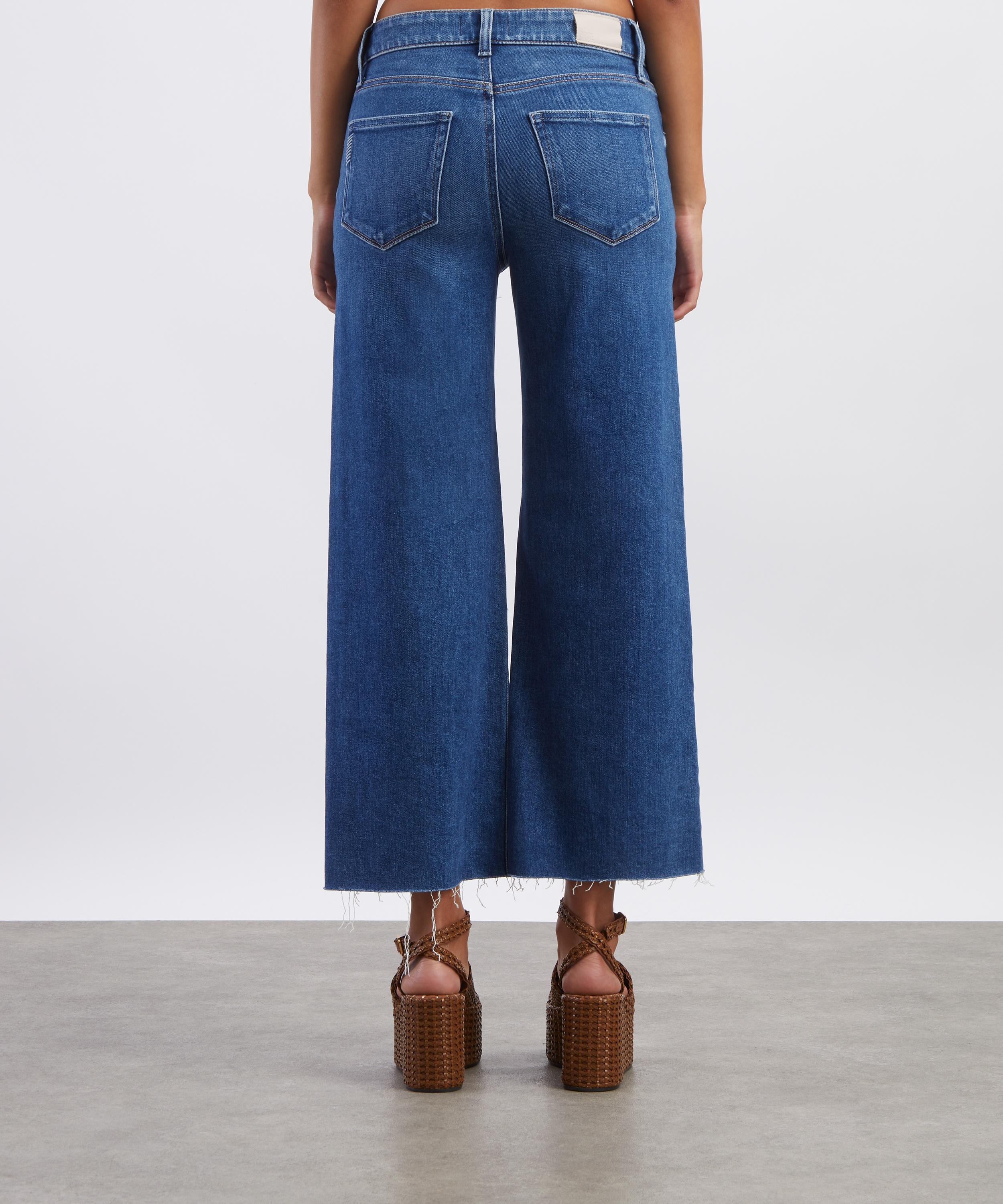 Paige - Anessa Wide-Leg Jeans in Hollyhock&nbsp; image number 3