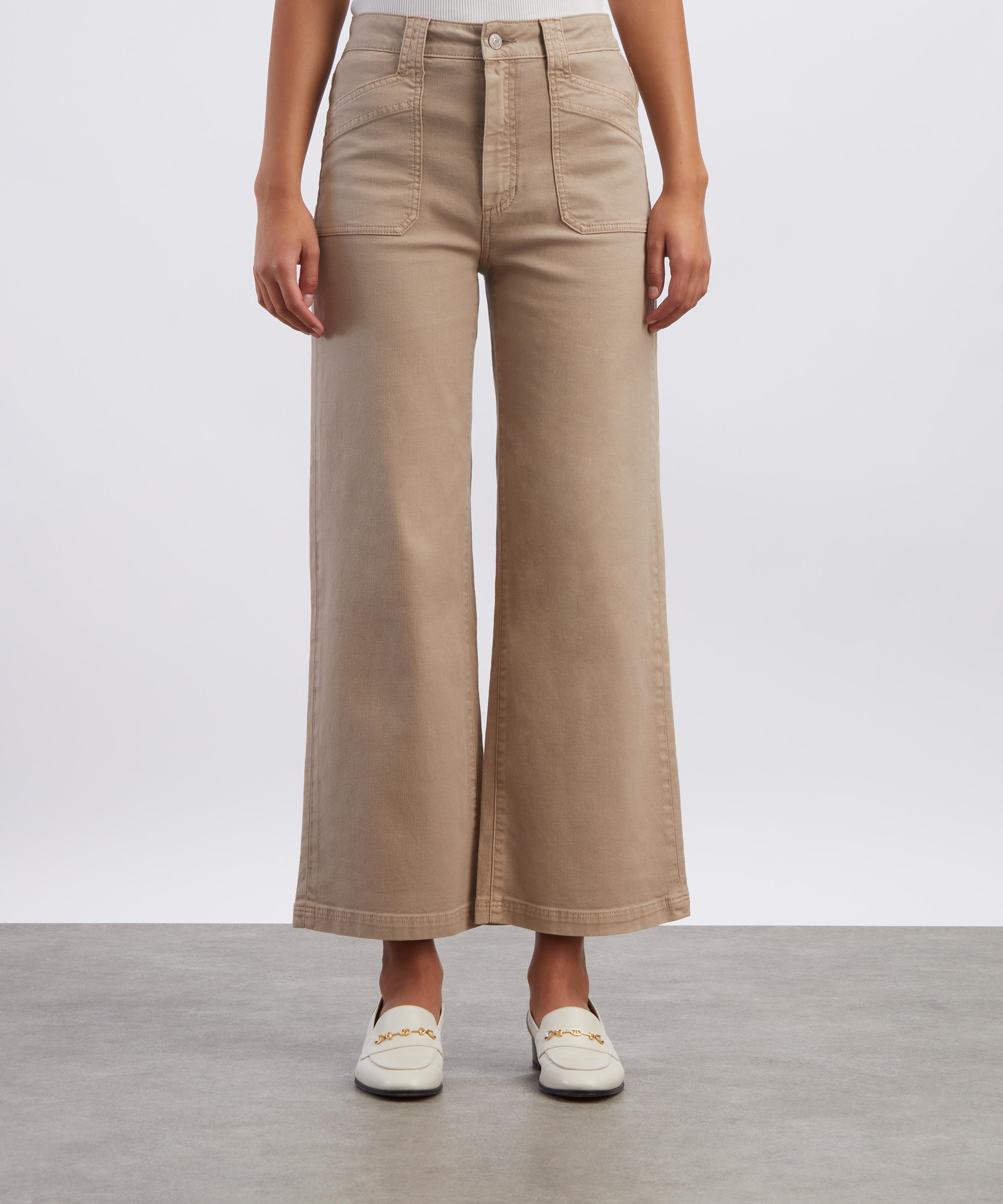 Paige - Ari Wide-Leg Denim Trousers in Vintage Beechwood&nbsp; image number 2