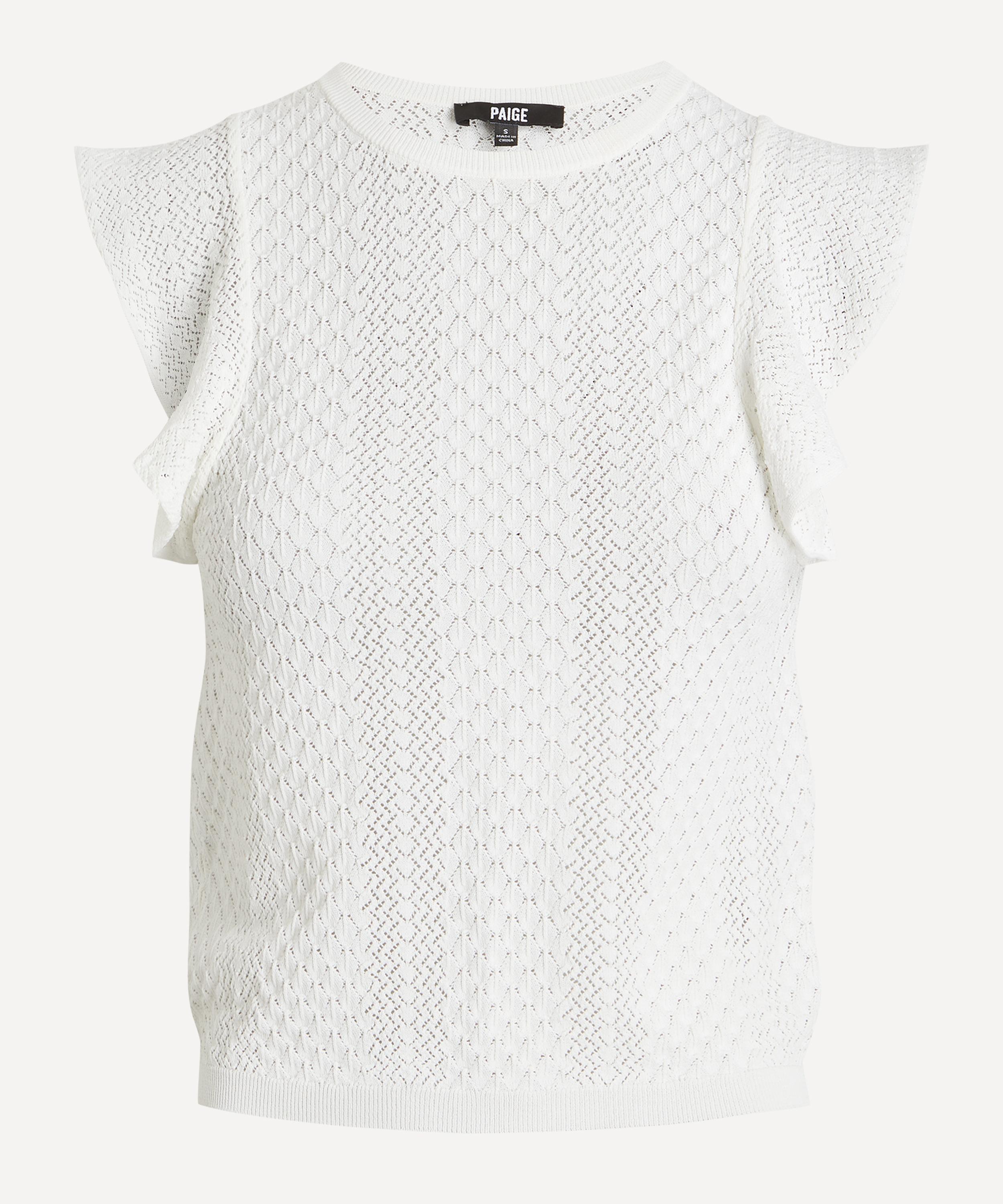 Paige - Margot White Tank Top image number 0