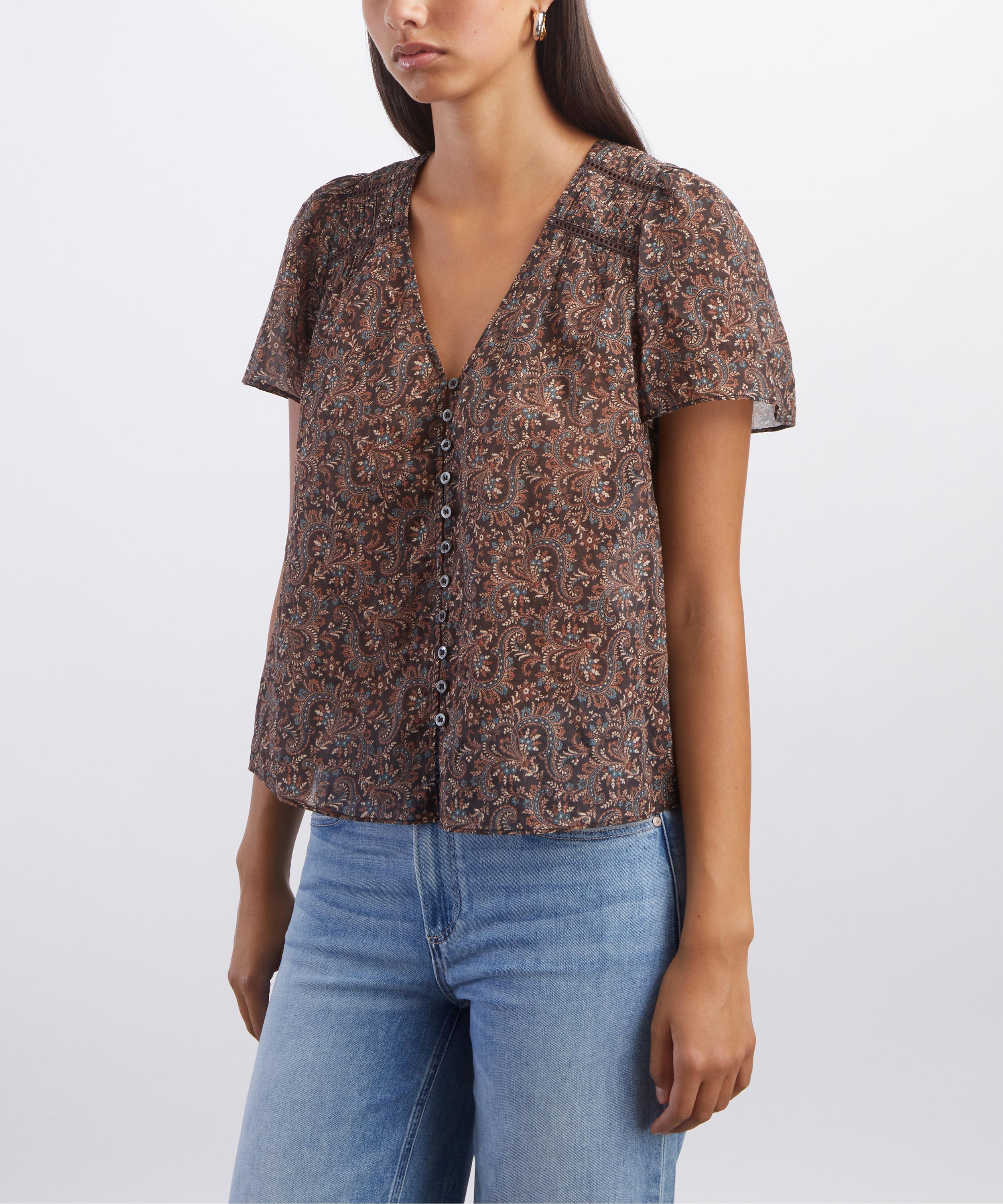 Paige - Elodie Dark Brown Top image number 2