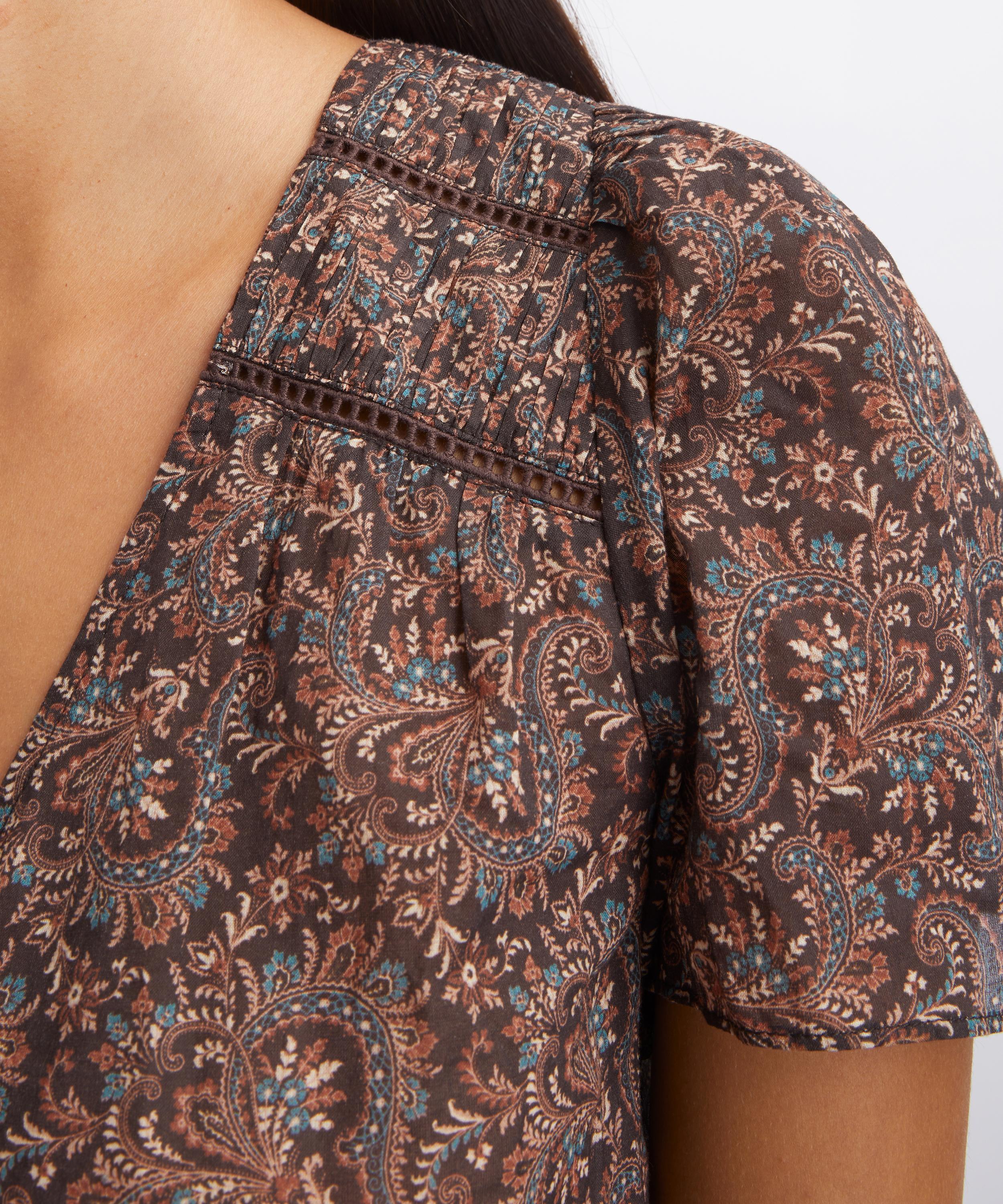 Paige - Elodie Dark Brown Top image number 4