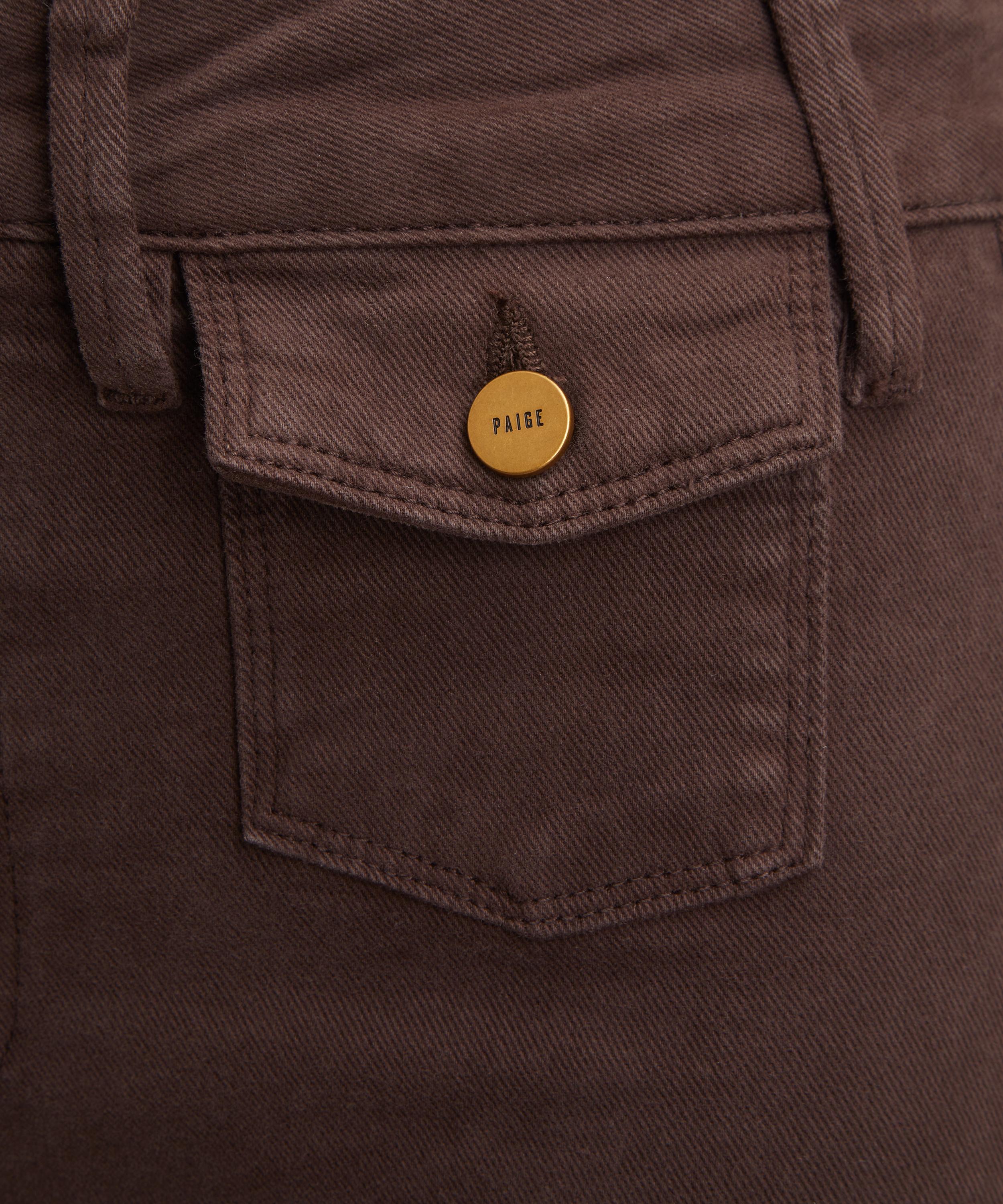 Paige - Leenah 32 Wide-Leg Jeans in Rich Chocolate image number 4