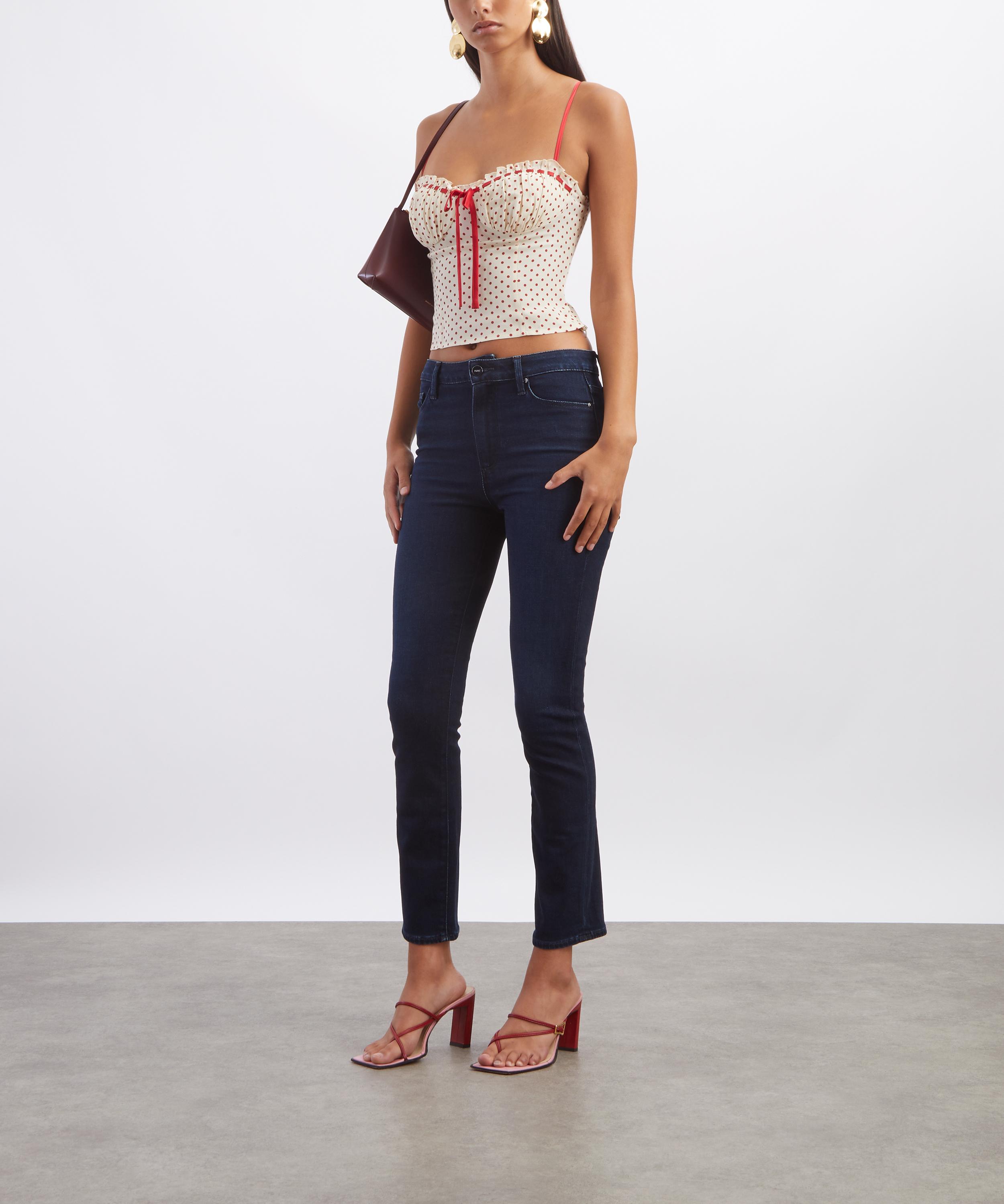 Paige - Cindy Straight Jeans in Forum image number 1