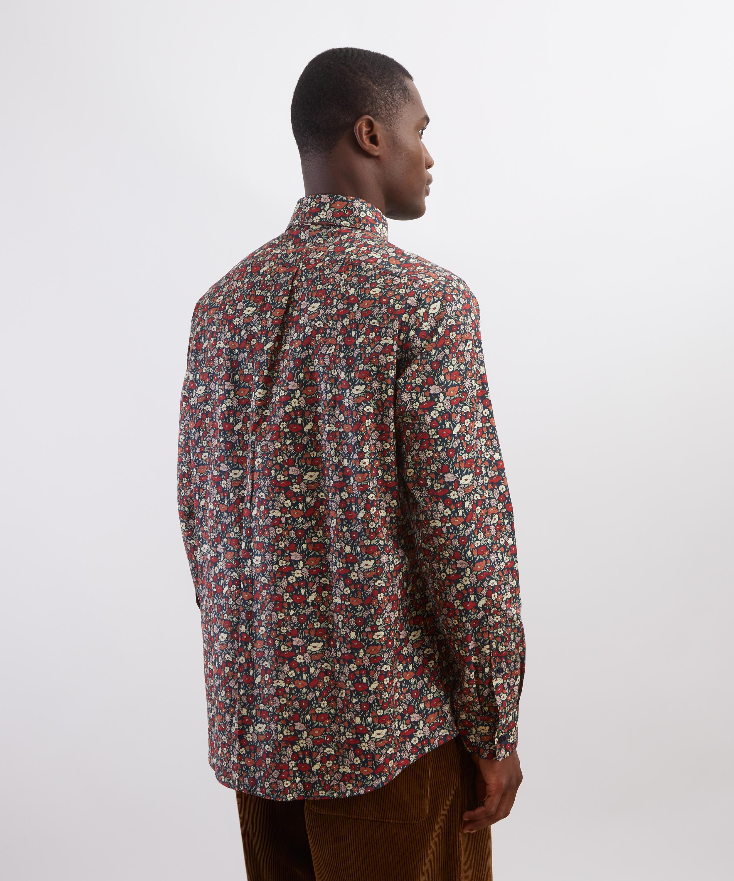 Liberty - Button-Down Regular Fit Shirt in Petal & Leaf image number 3