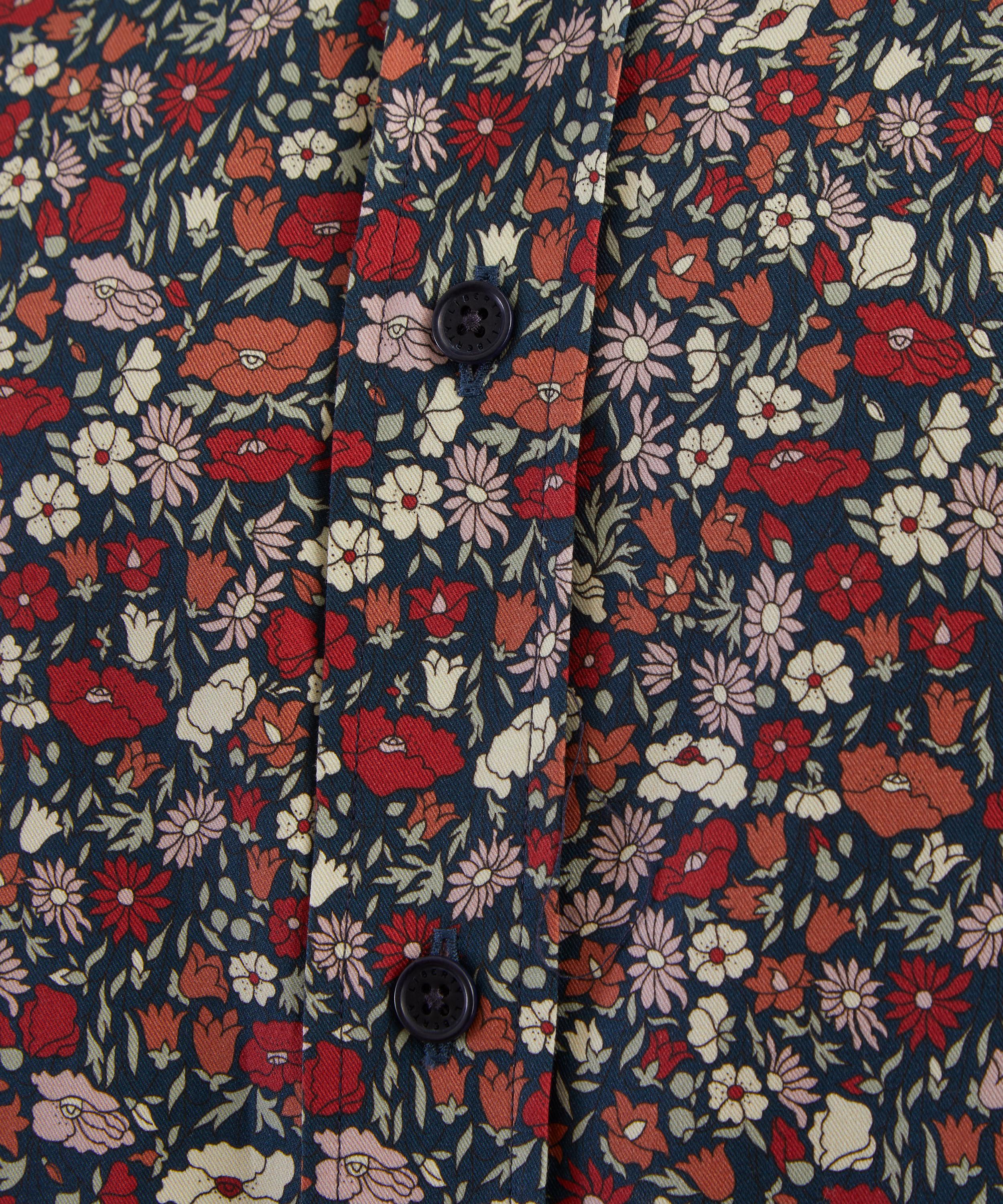 Liberty - Button-Down Regular Fit Shirt in Petal & Leaf image number 4