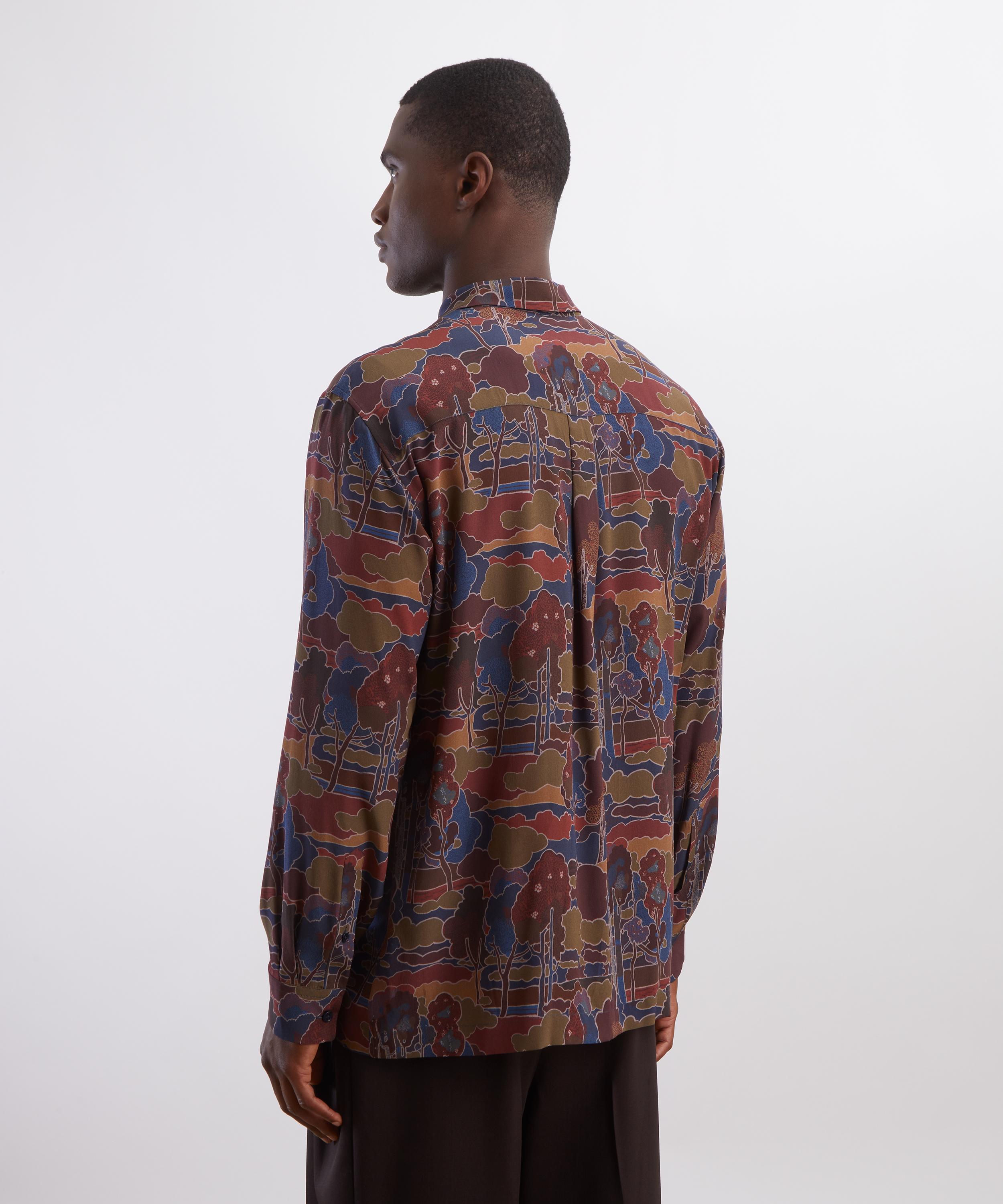 Liberty - Silk Classic Fit Shirt in Prospect Road image number 3
