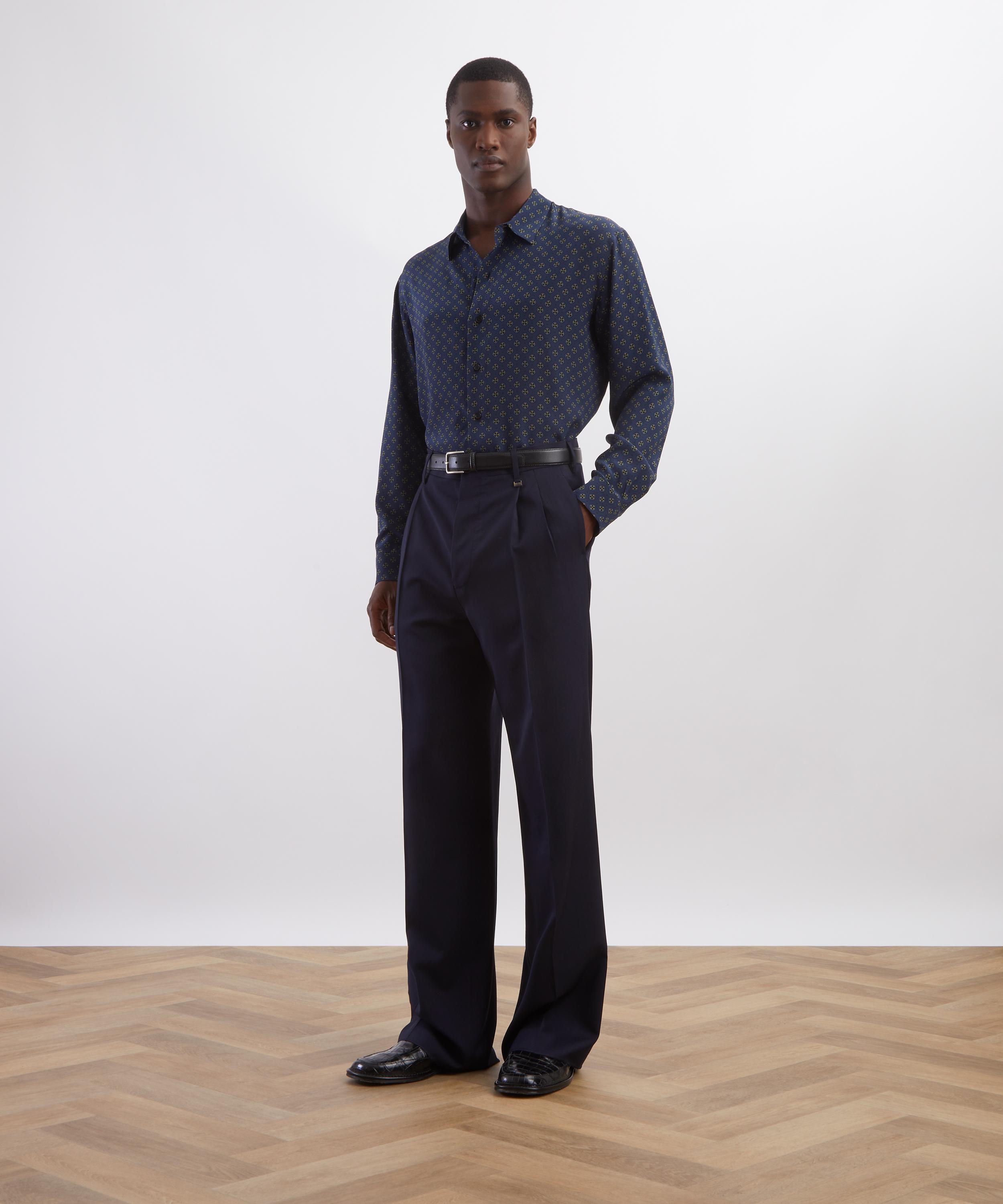 Liberty - Silk Classic Fit Shirt in Arthur&rsquo;s Geometric image number 1