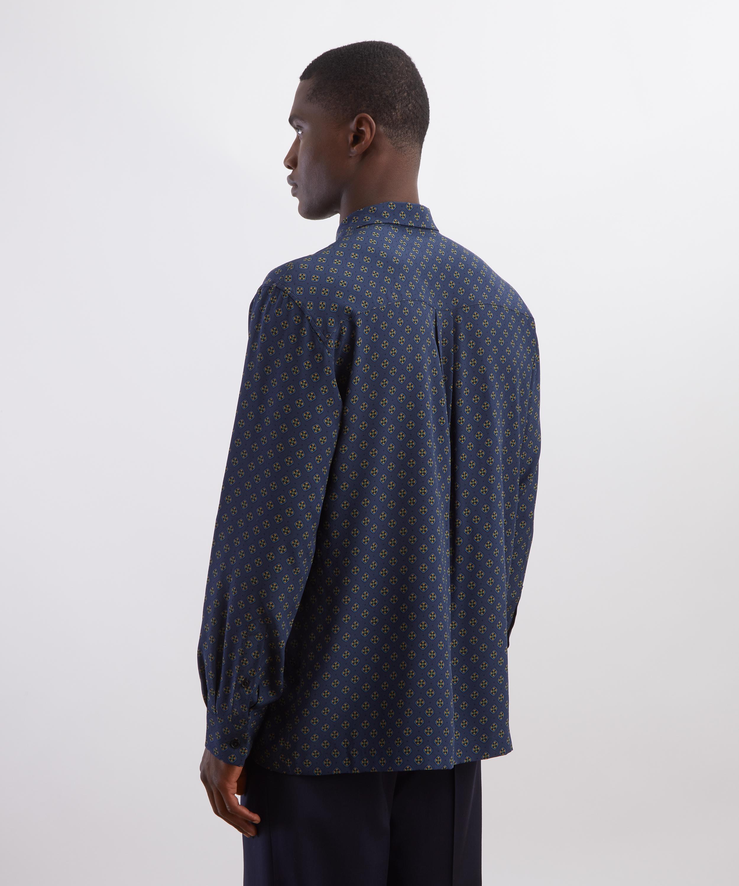 Liberty - Silk Classic Fit Shirt in Arthur&rsquo;s Geometric image number 3