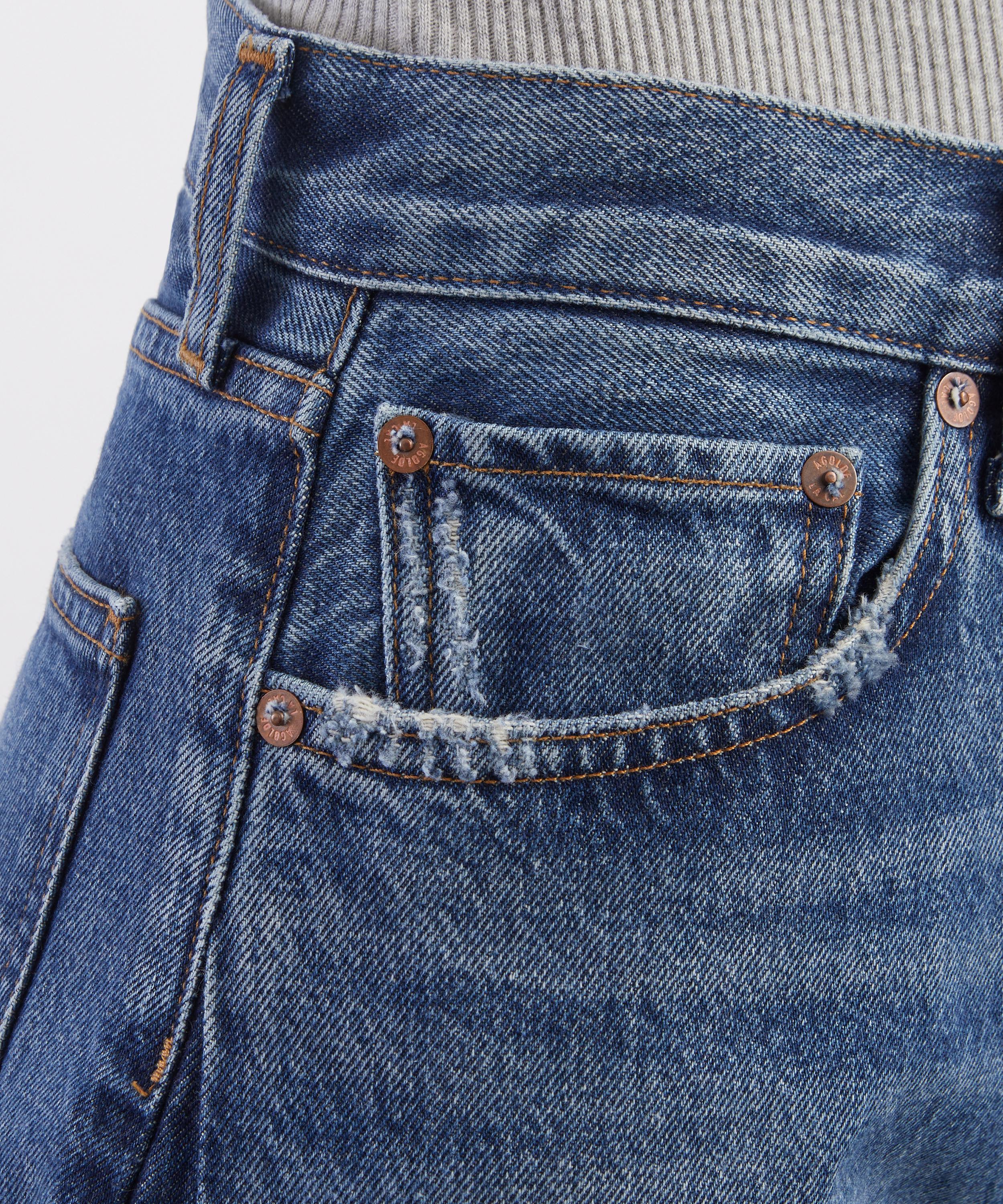 AGOLDE - Harper Straight Jeans in River image number 4