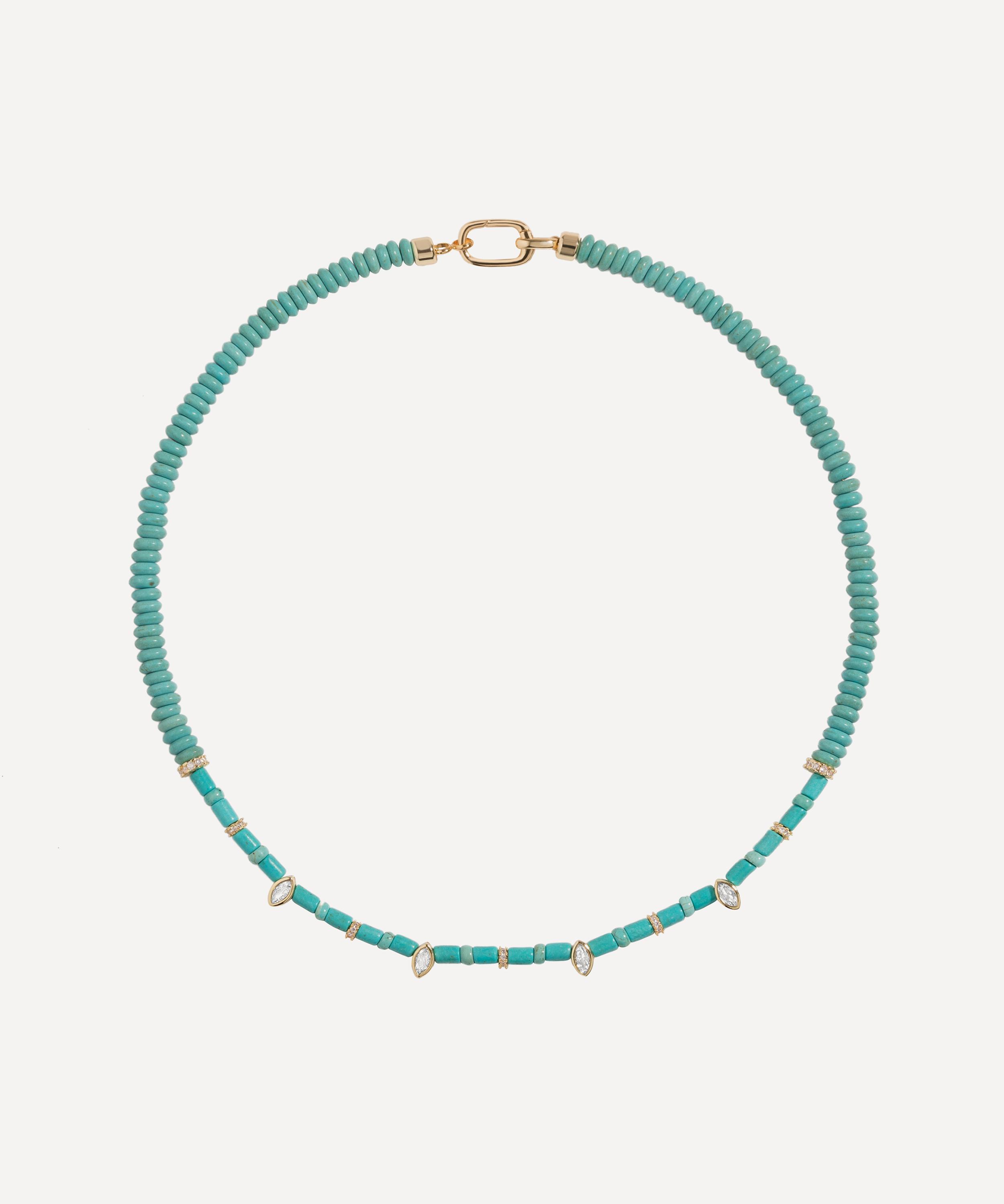 Martha Calvo - 14ct Gold-Plated Elle Beaded Necklace