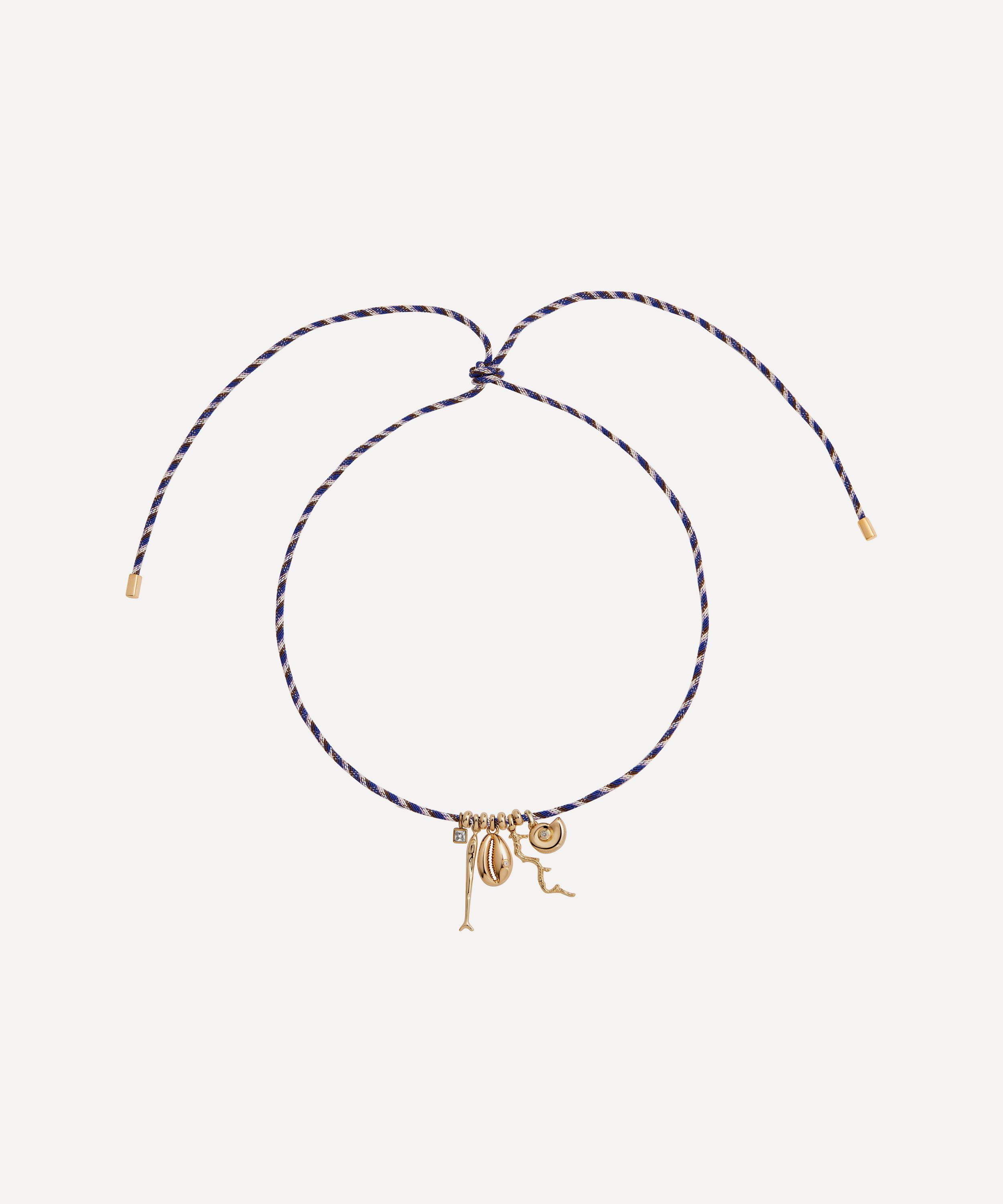 Martha Calvo - 14ct Gold-Plated Isla Charm Necklace
