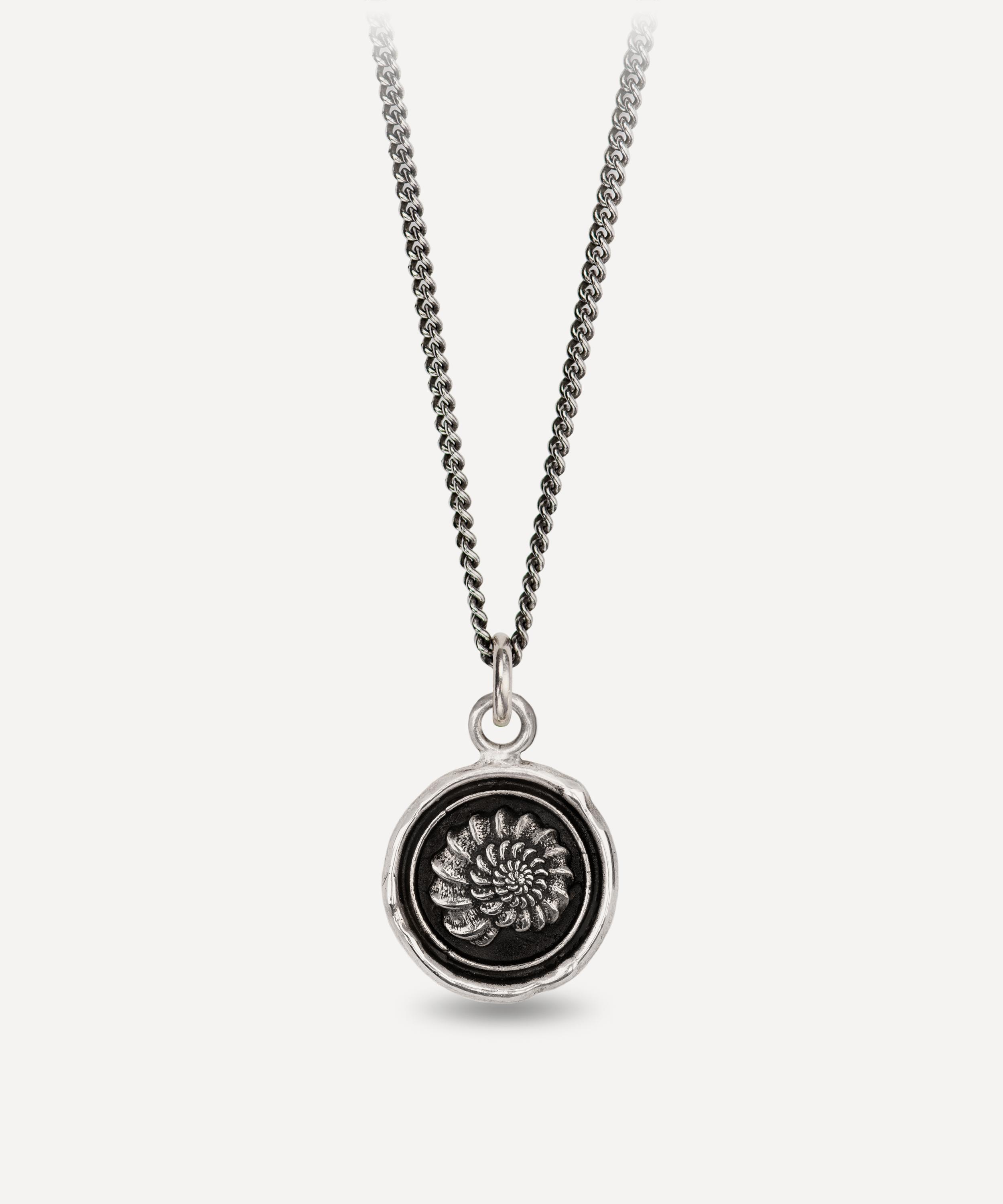 Pyrrha - Sterling Silver Becoming Talisman Necklace image number 0