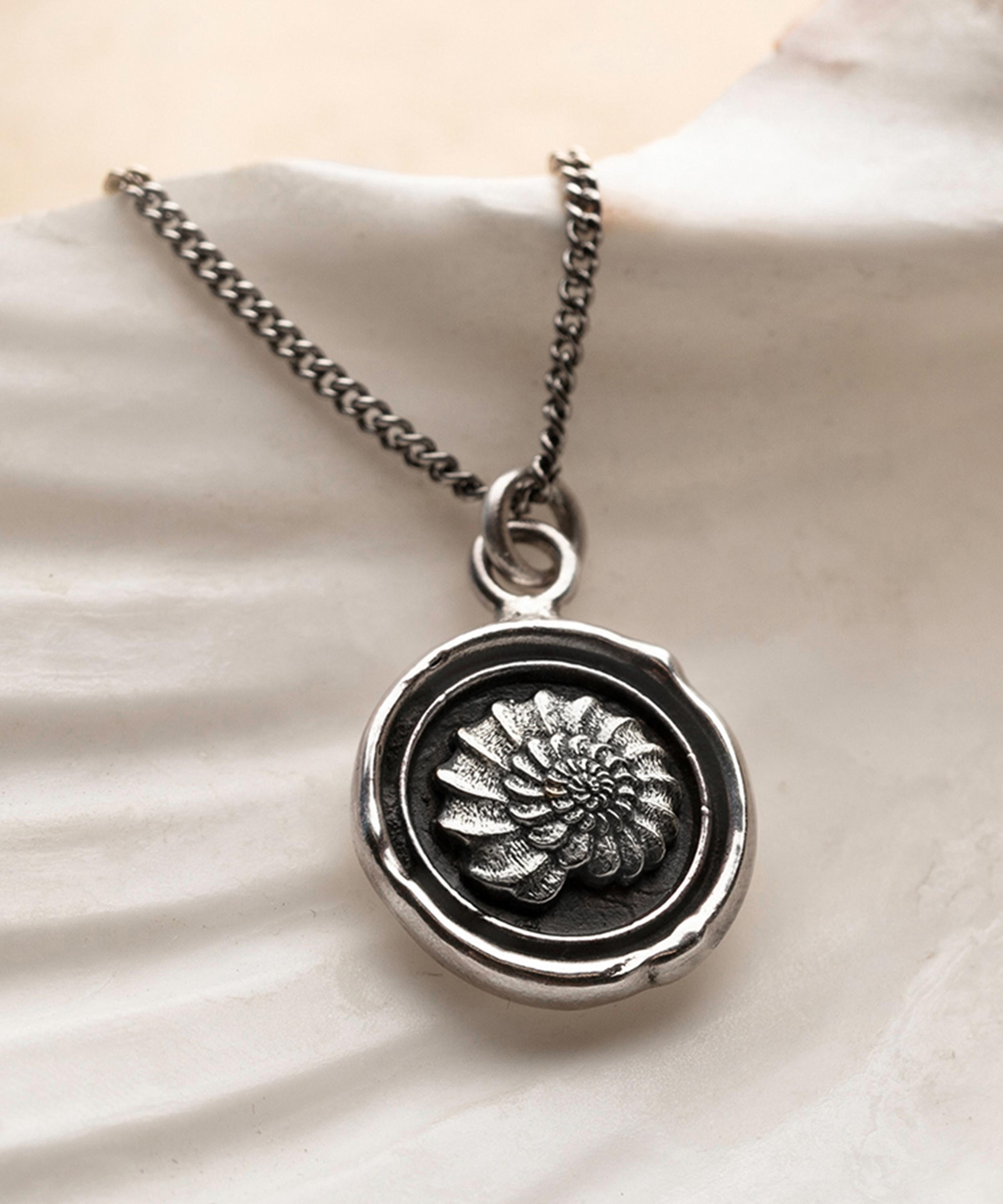 Pyrrha - Sterling Silver Becoming Talisman Necklace image number 2