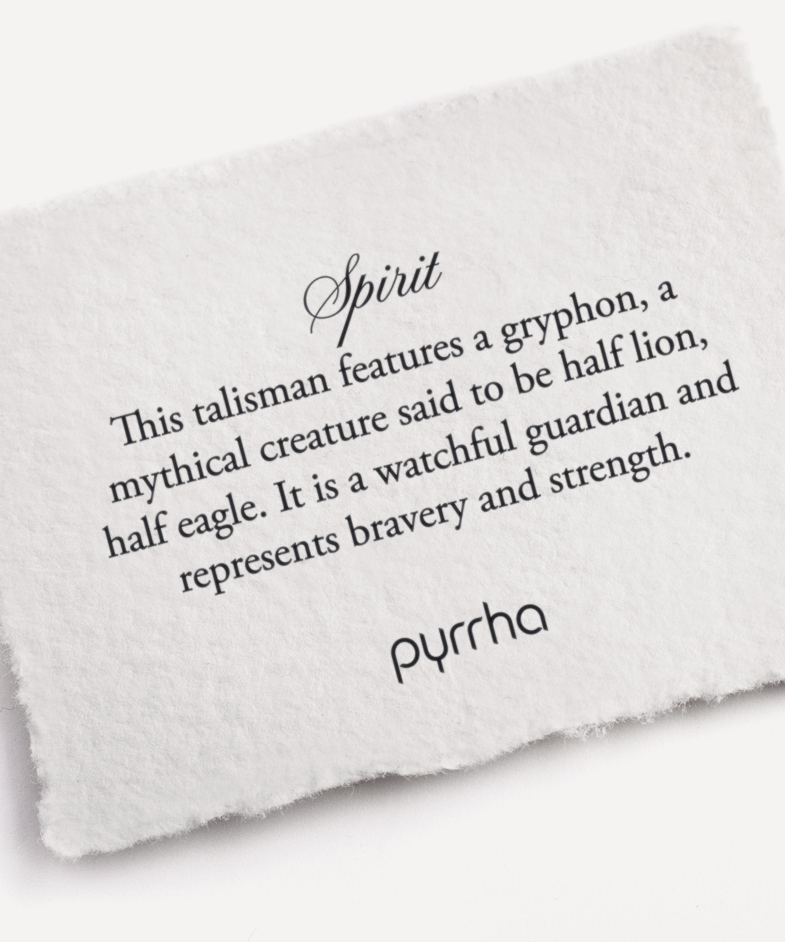Pyrrha - Sterling  Silver Spirit Talisman Necklace image number 2