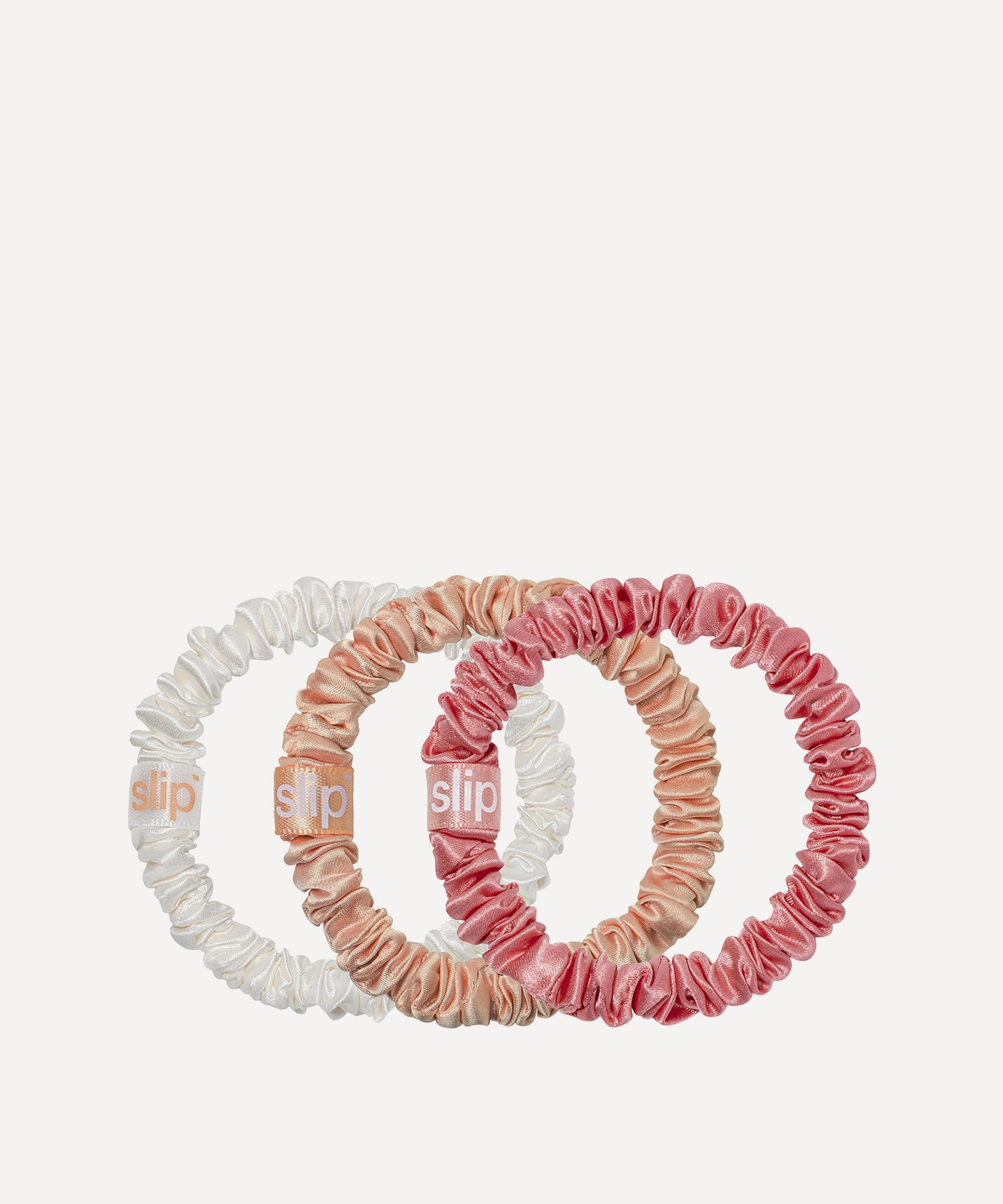 Slip - Noelle Silk Skinny Scrunchie Trio Cracker image number 1