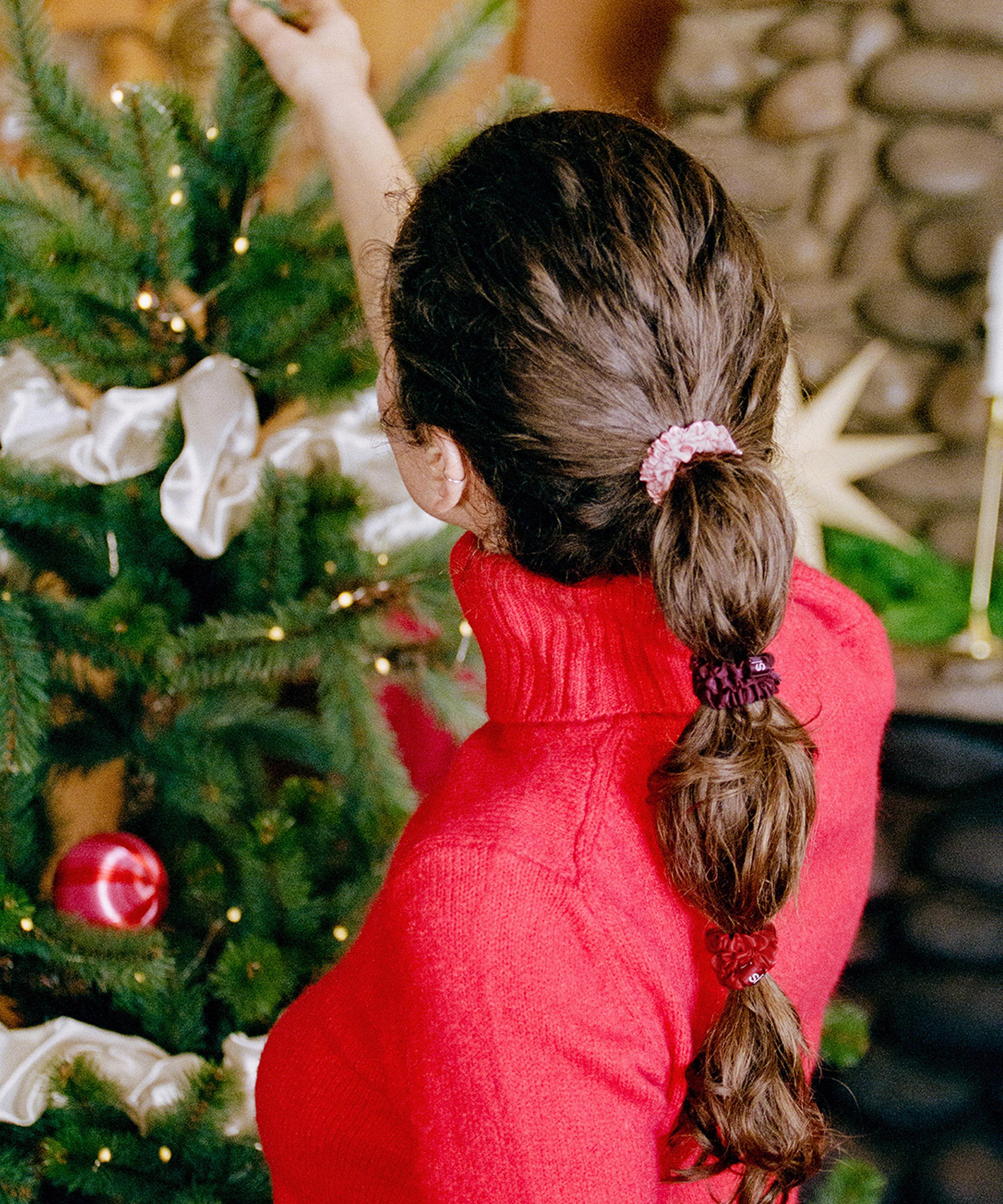 Slip - Emmie Silk Skinny Scrunchie Trio Ornament image number 2