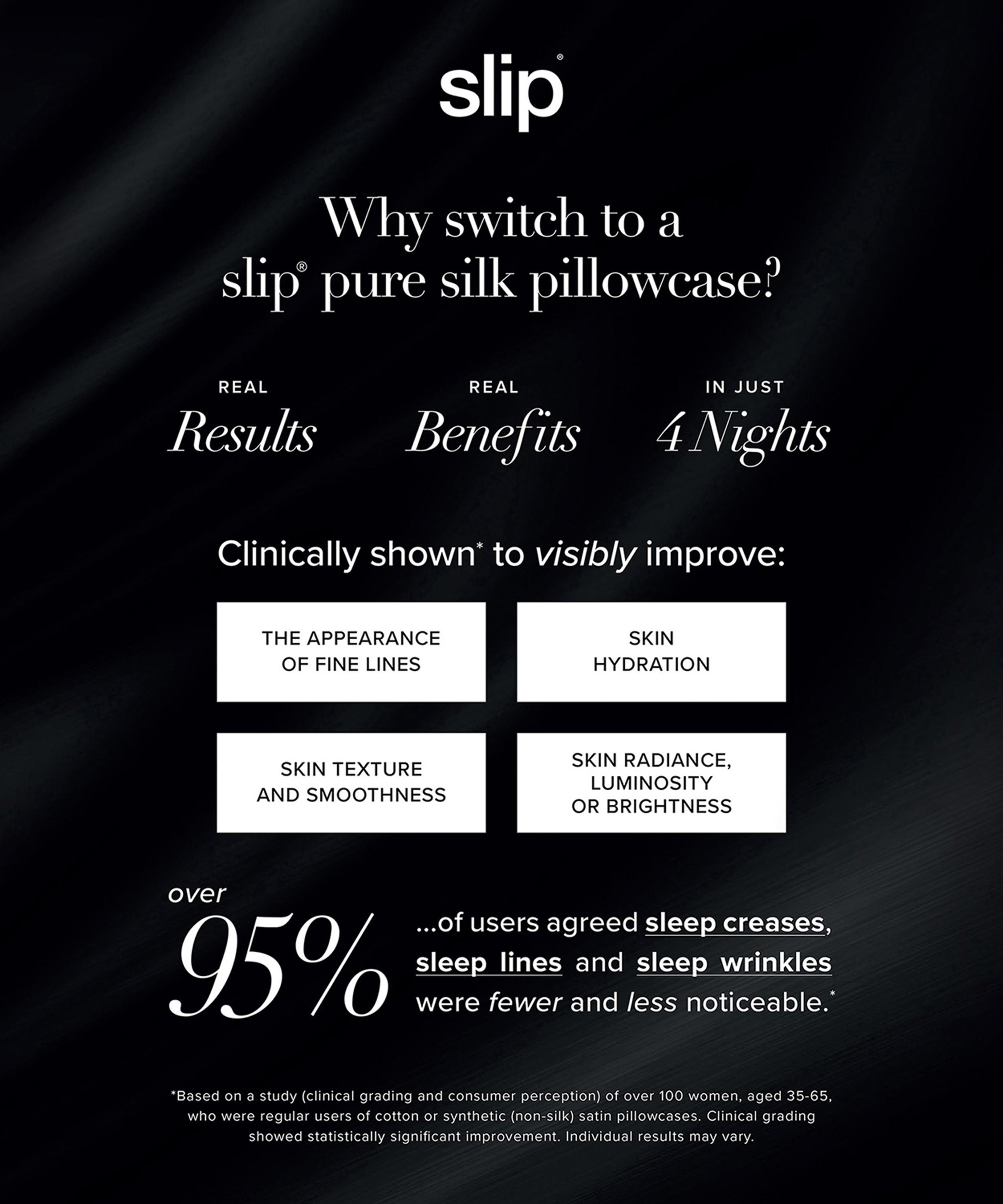 Slip - Chocolate Silk Queen Pillowcase image number 3