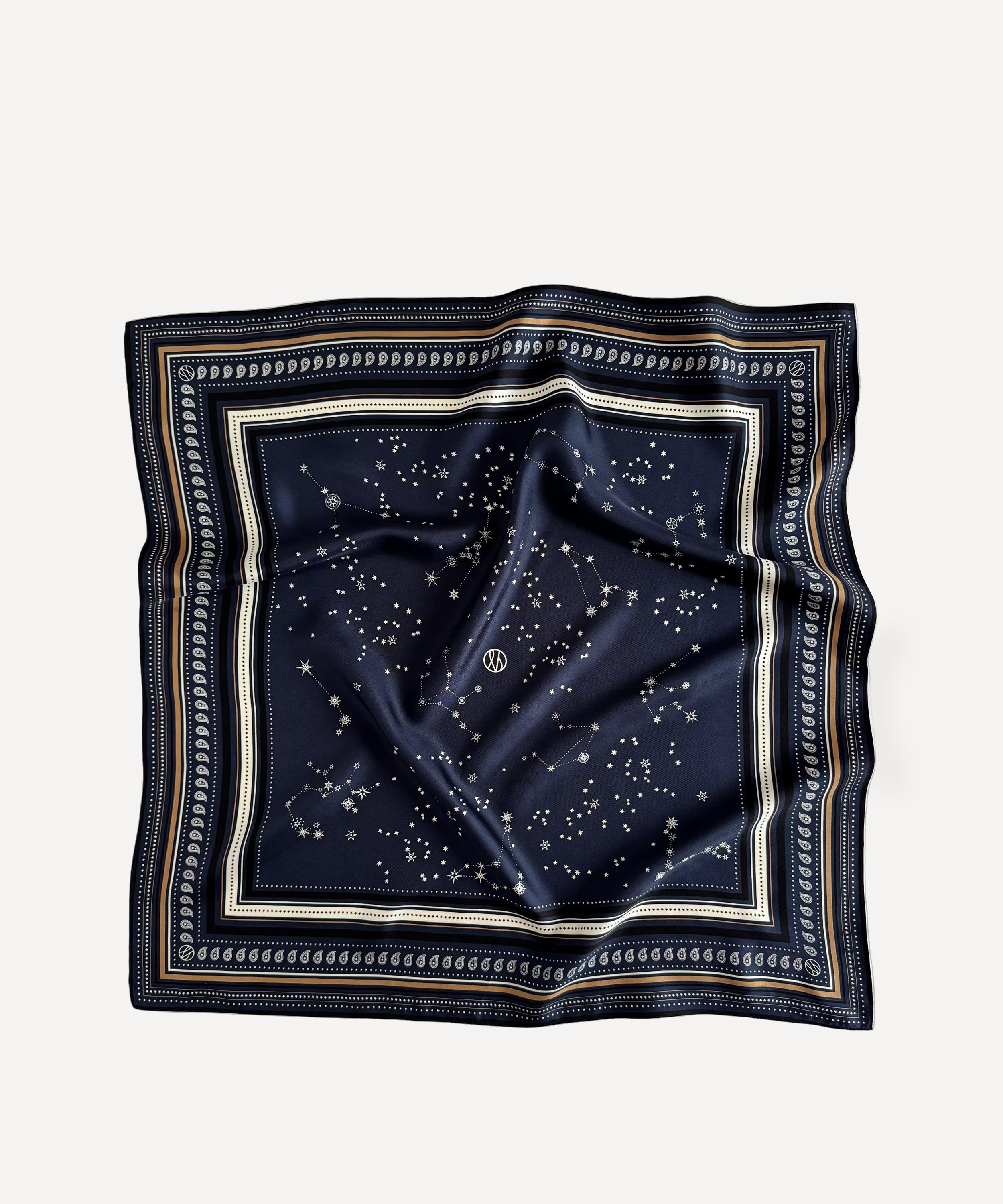 Le Scarf - Silk Scarf Zodiac Galaxy 65cm image number 0