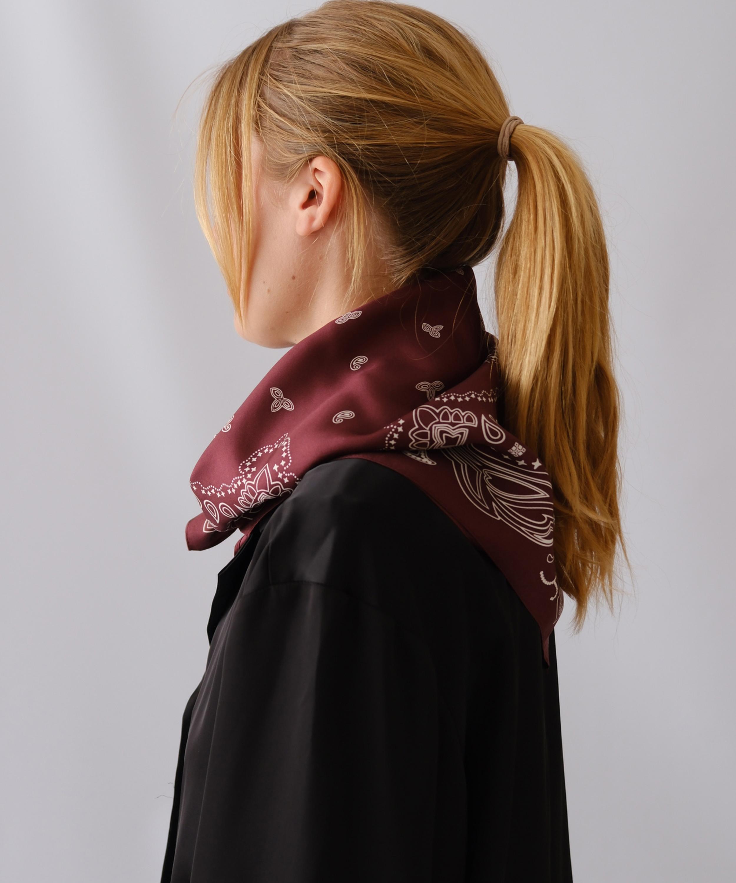 Le Scarf - Silk Scarf Paisley 65cm image number 2