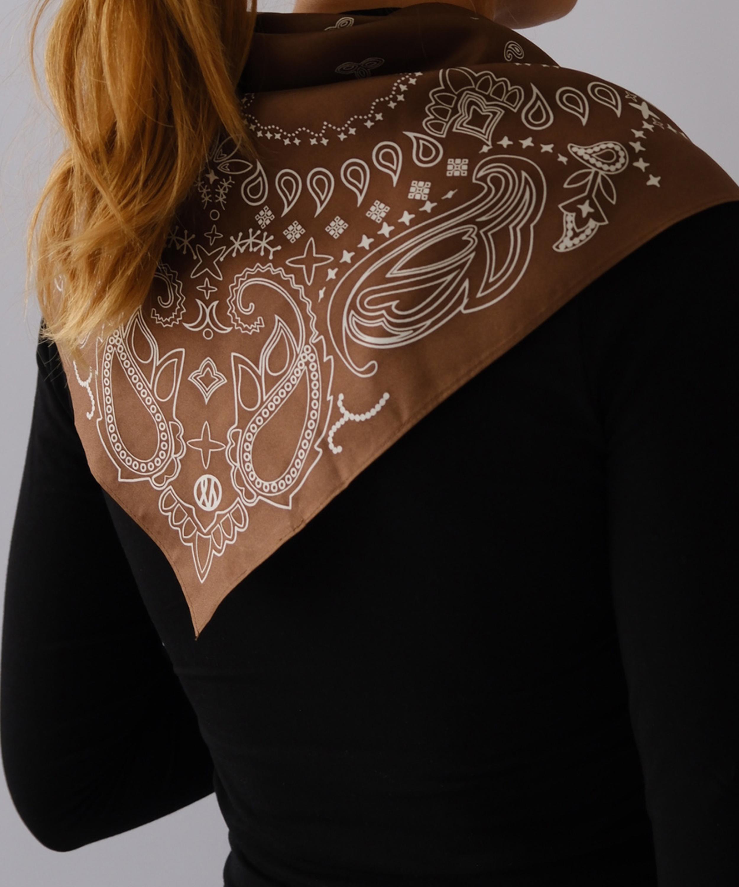 Le Scarf - Silk Scarf Paisley 65cm image number 1