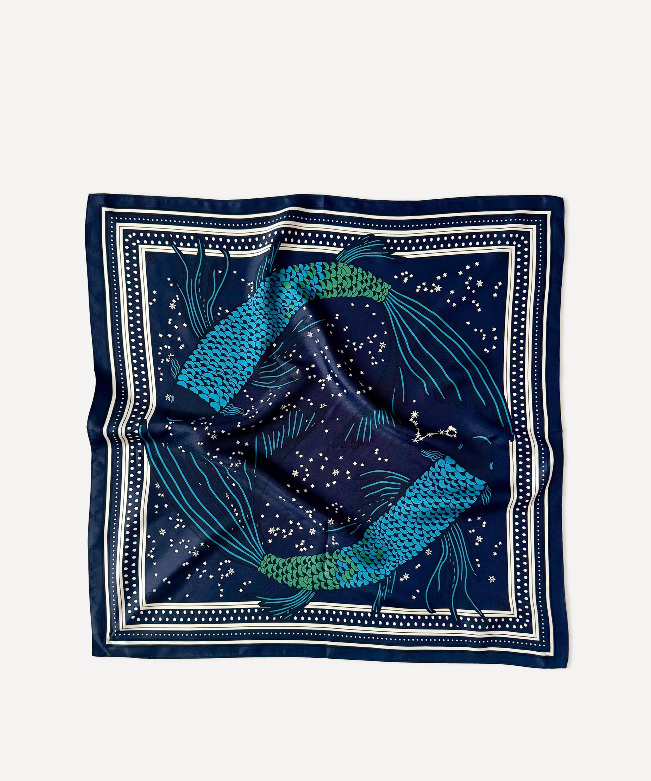 Le Scarf - Silk Scarf Zodiac Pisces 65cm image number 0