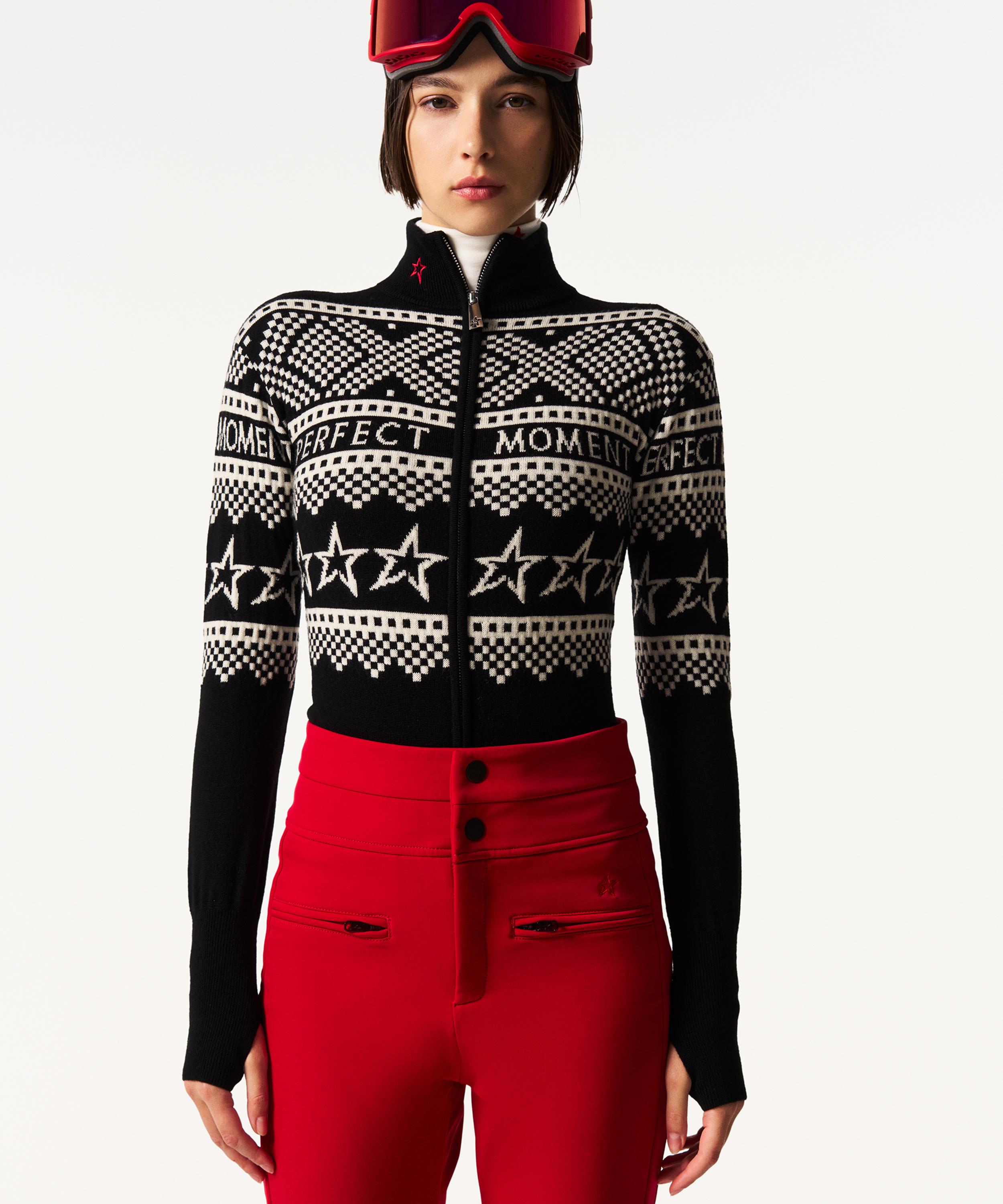 Perfect Moment - Intarsia-Knit Holiday Bodysuit image number 1