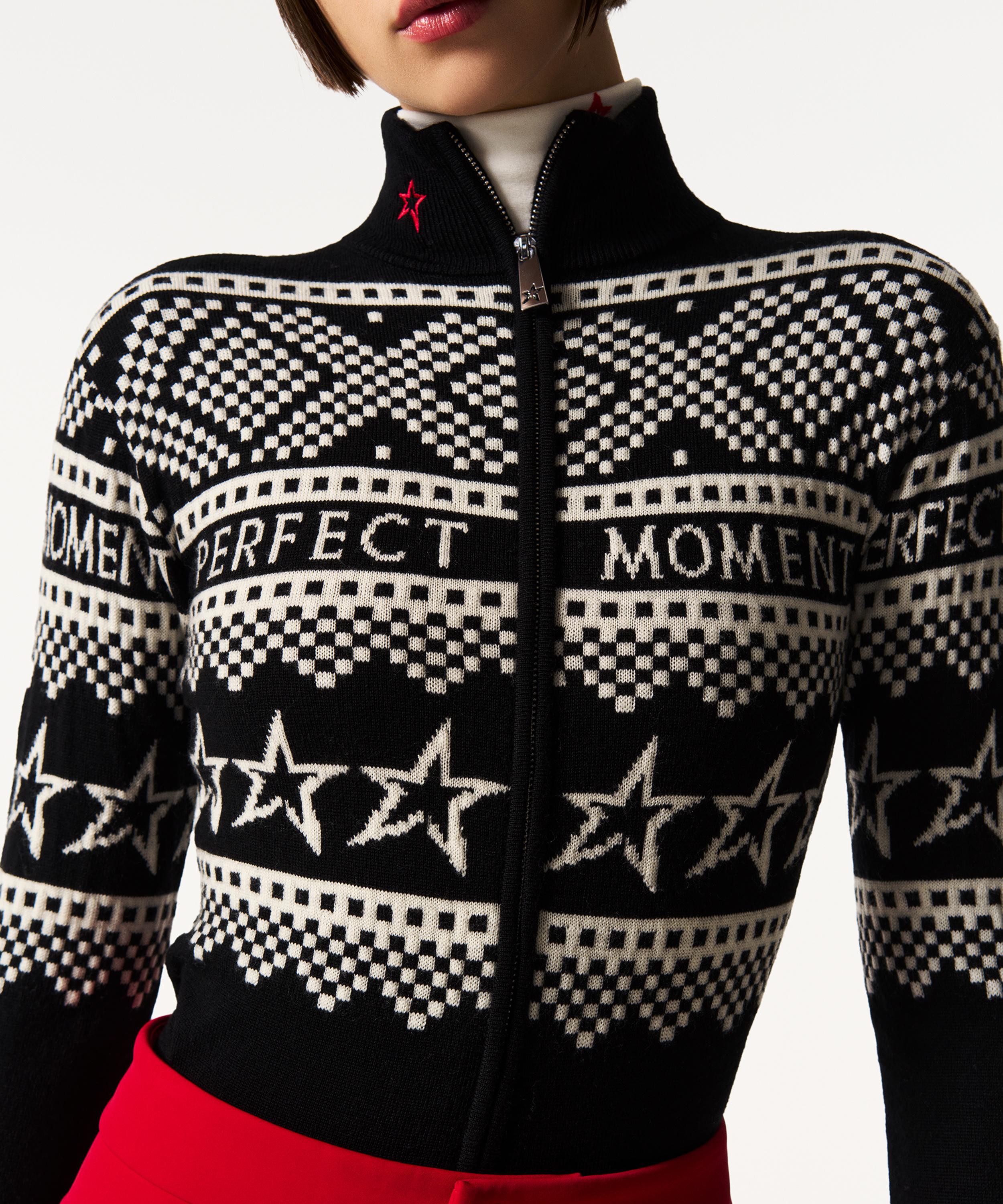 Perfect Moment - Intarsia-Knit Holiday Bodysuit image number 3