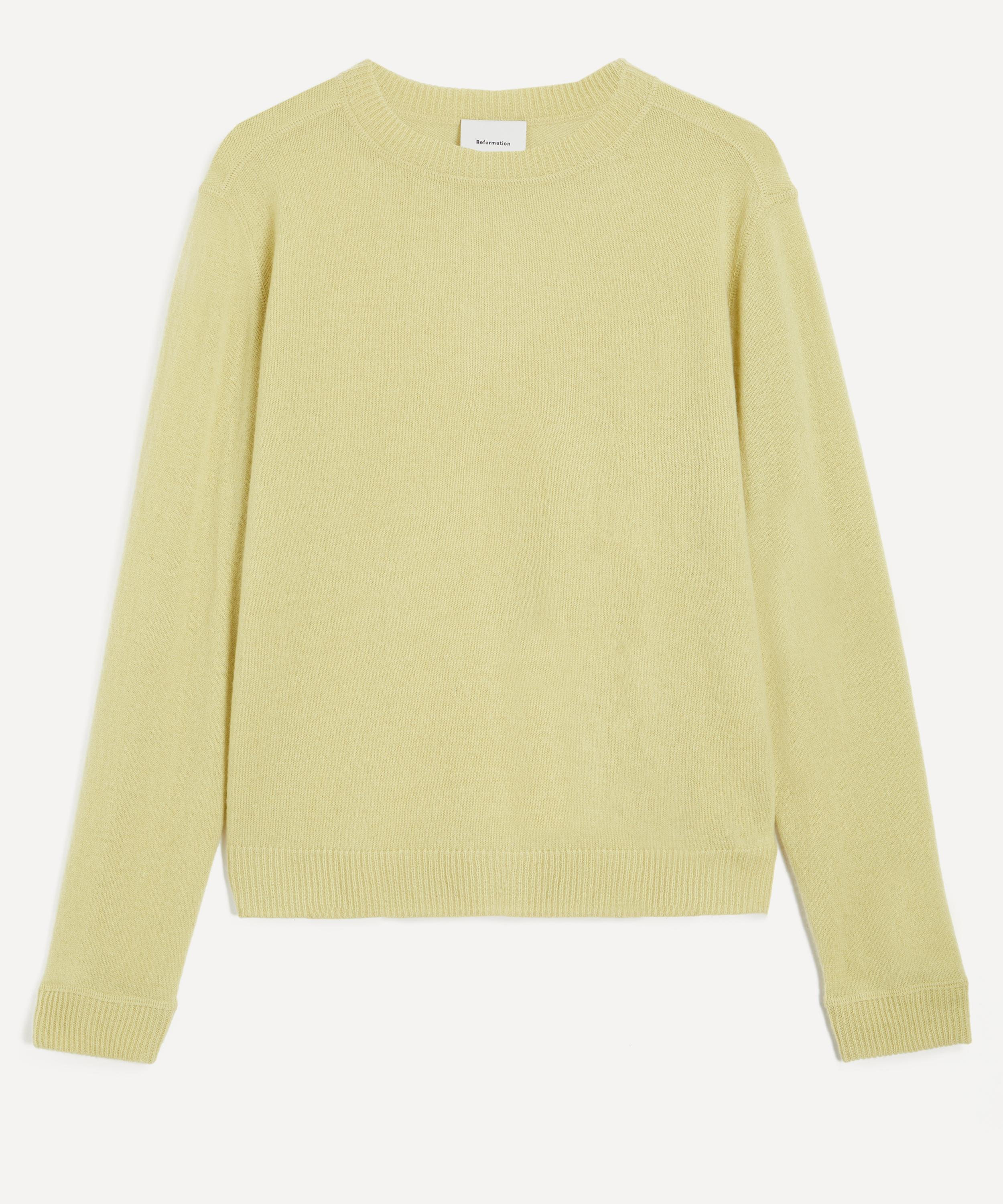 Reformation - Cashmere Boyfriend Jumper in Navy