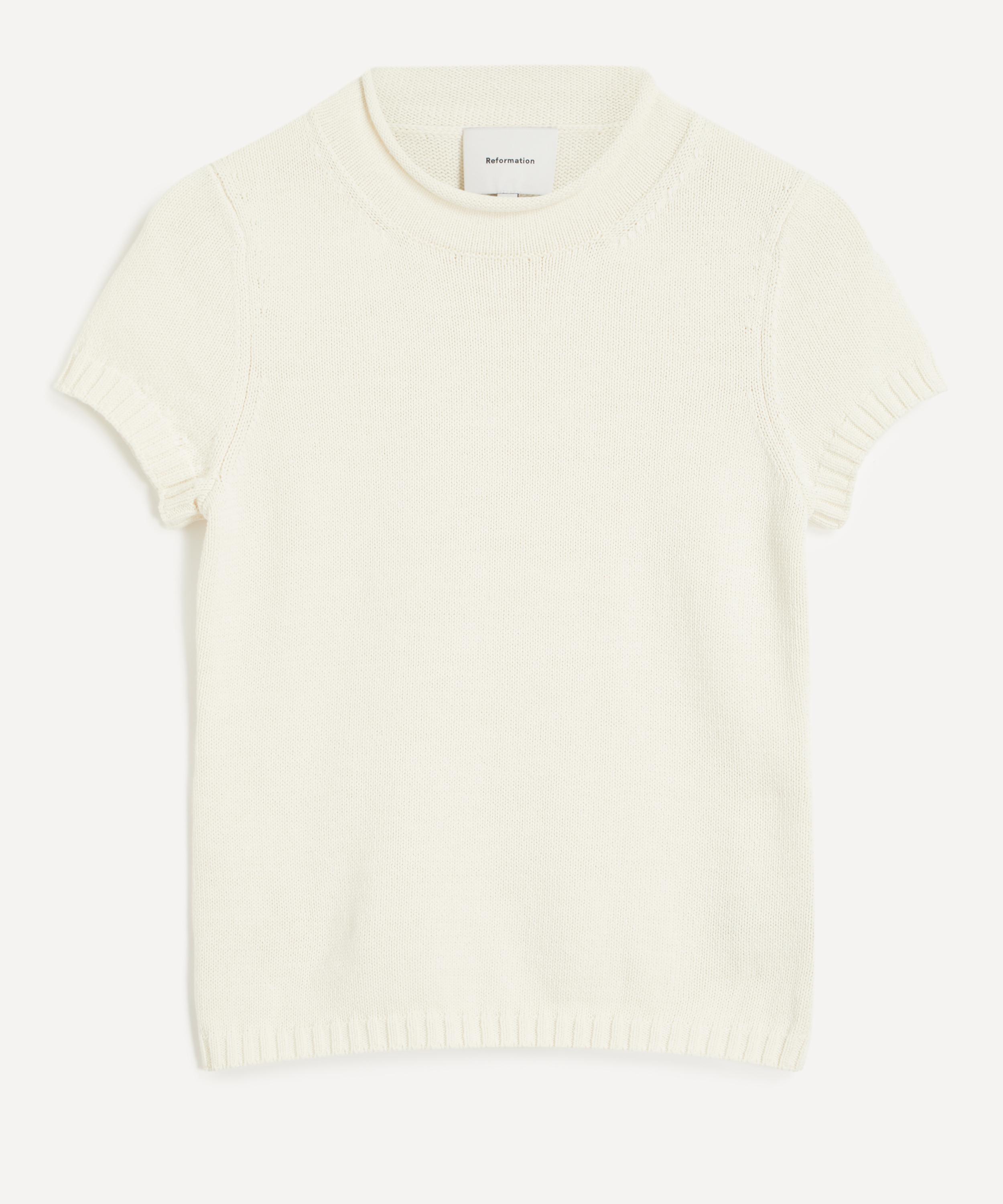 Reformation - Solene Cotton Sweater T-Shirt