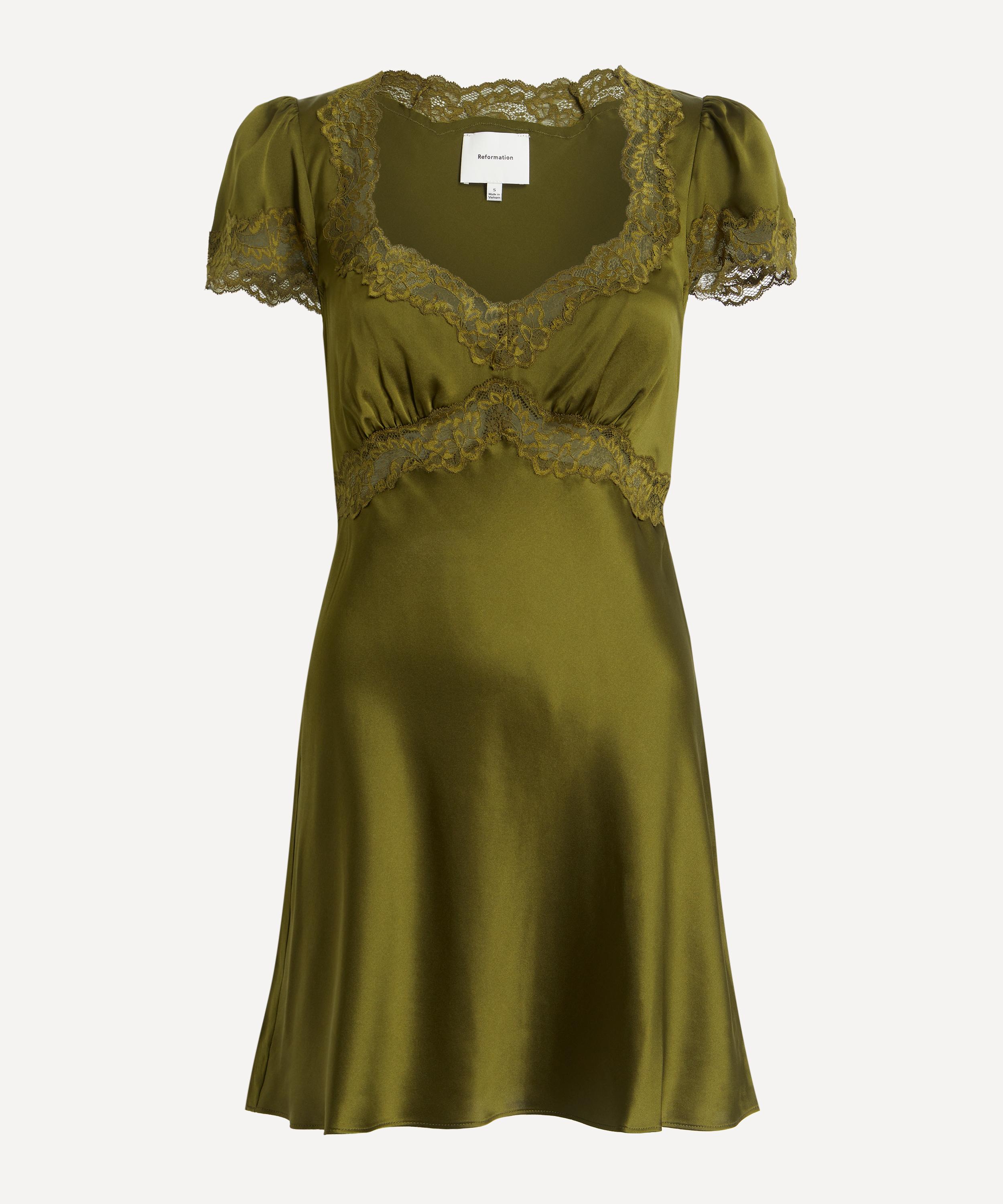 Reformation - Romi Silk Mini Dress