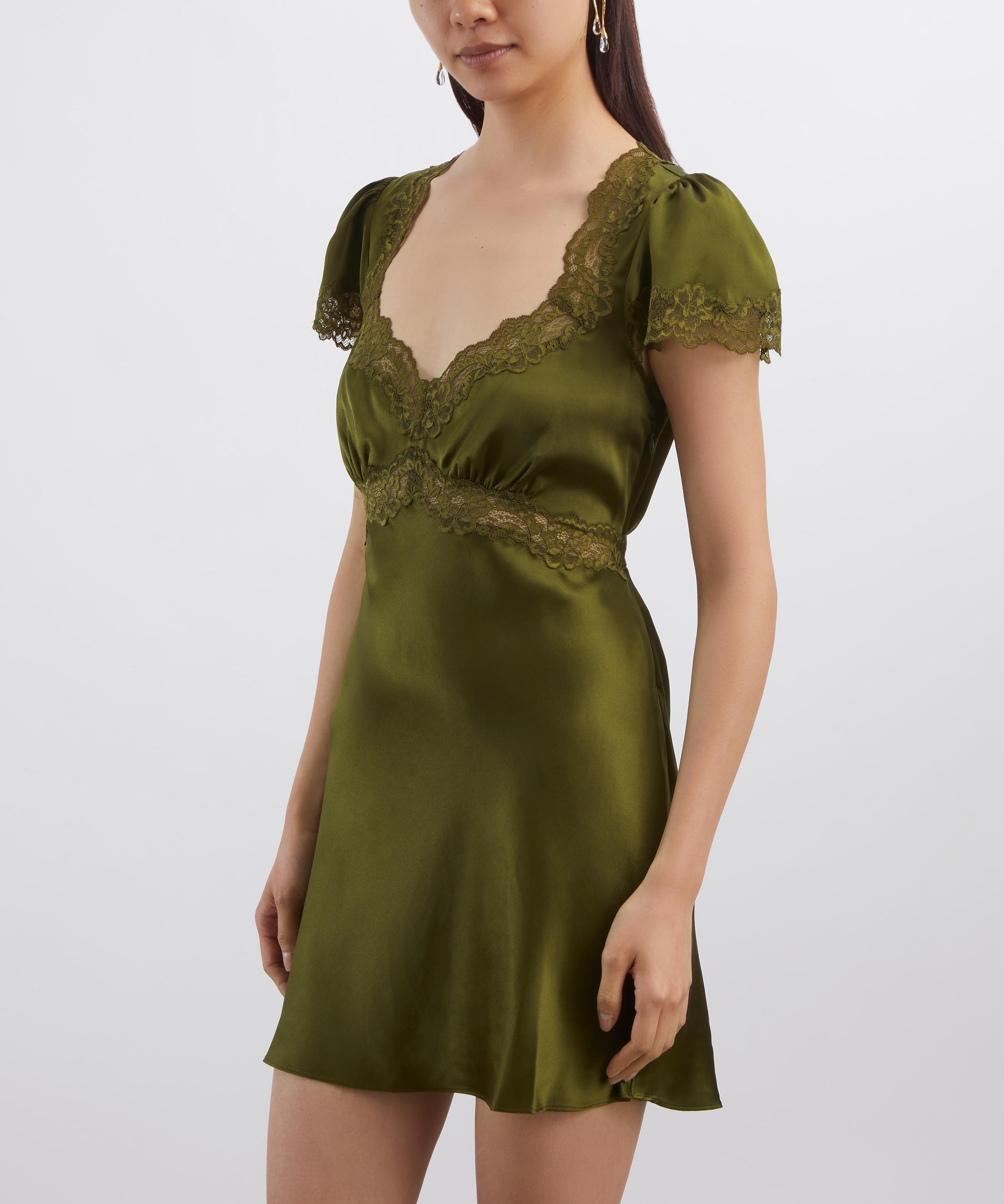 Reformation - Romi Silk Mini Dress image number 2