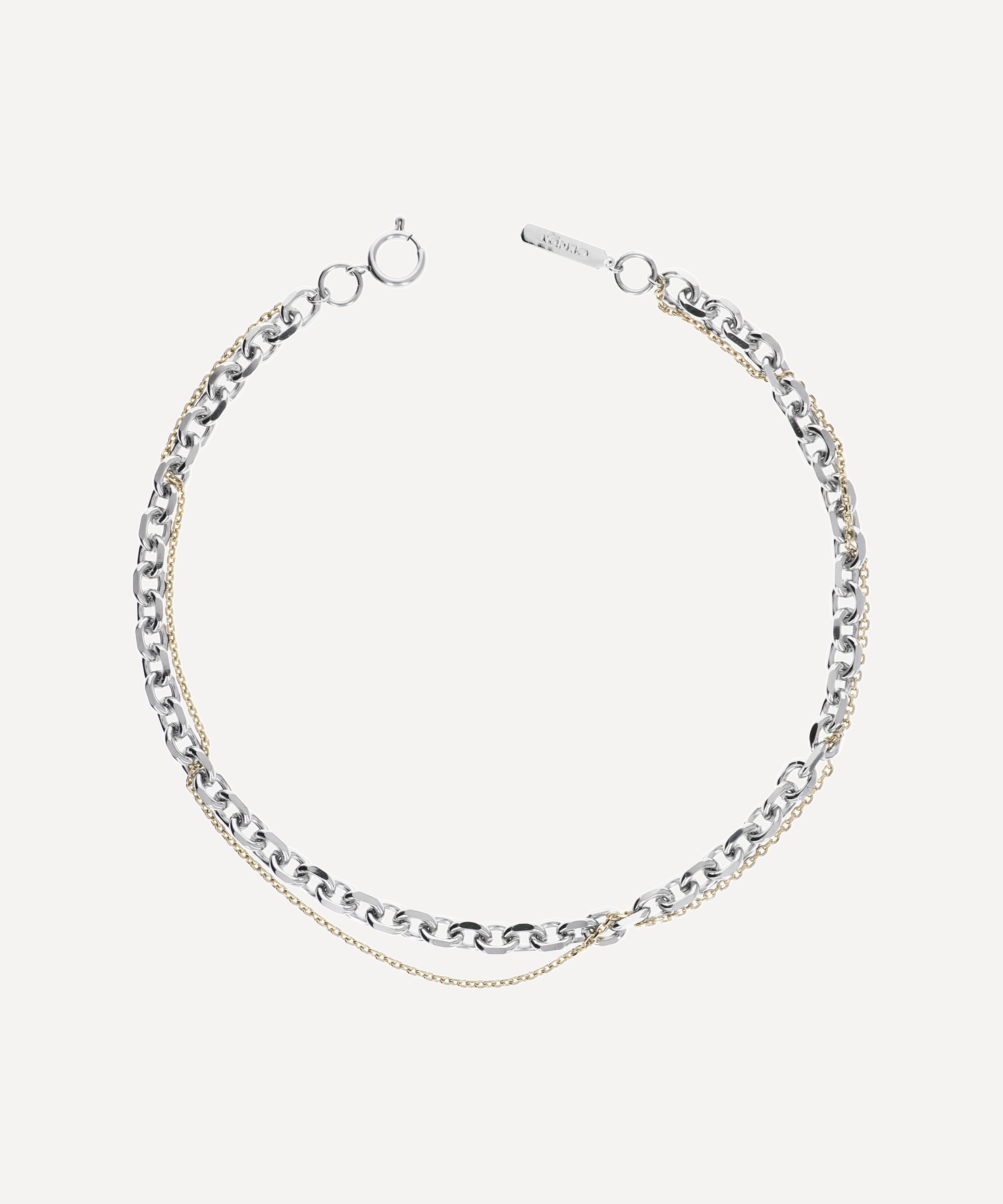 Justine Clenquet - Mixed Metal Dana Chain Choker Necklace