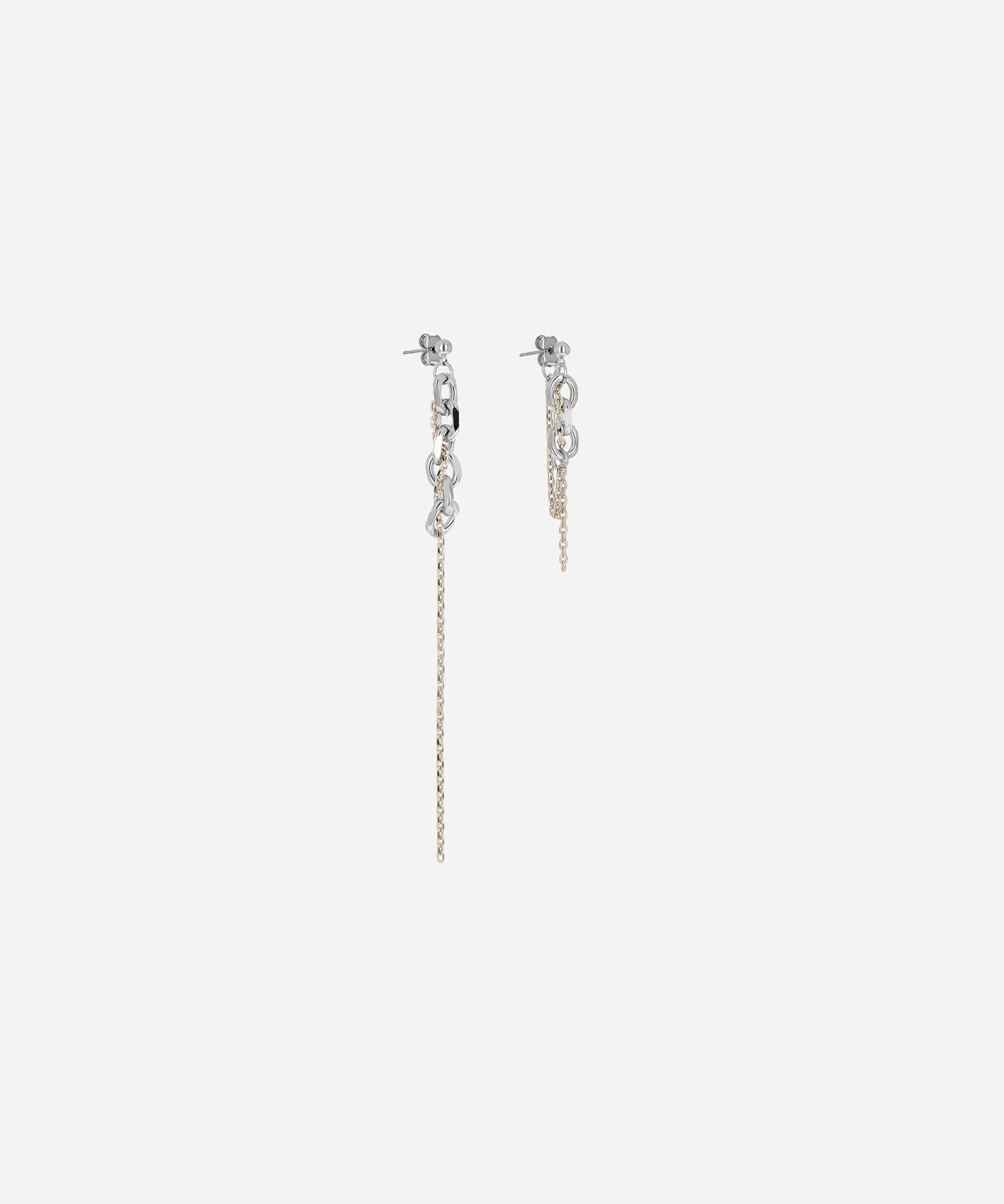 Justine Clenquet - Mixed Metal Dana Chain Drop Earrings