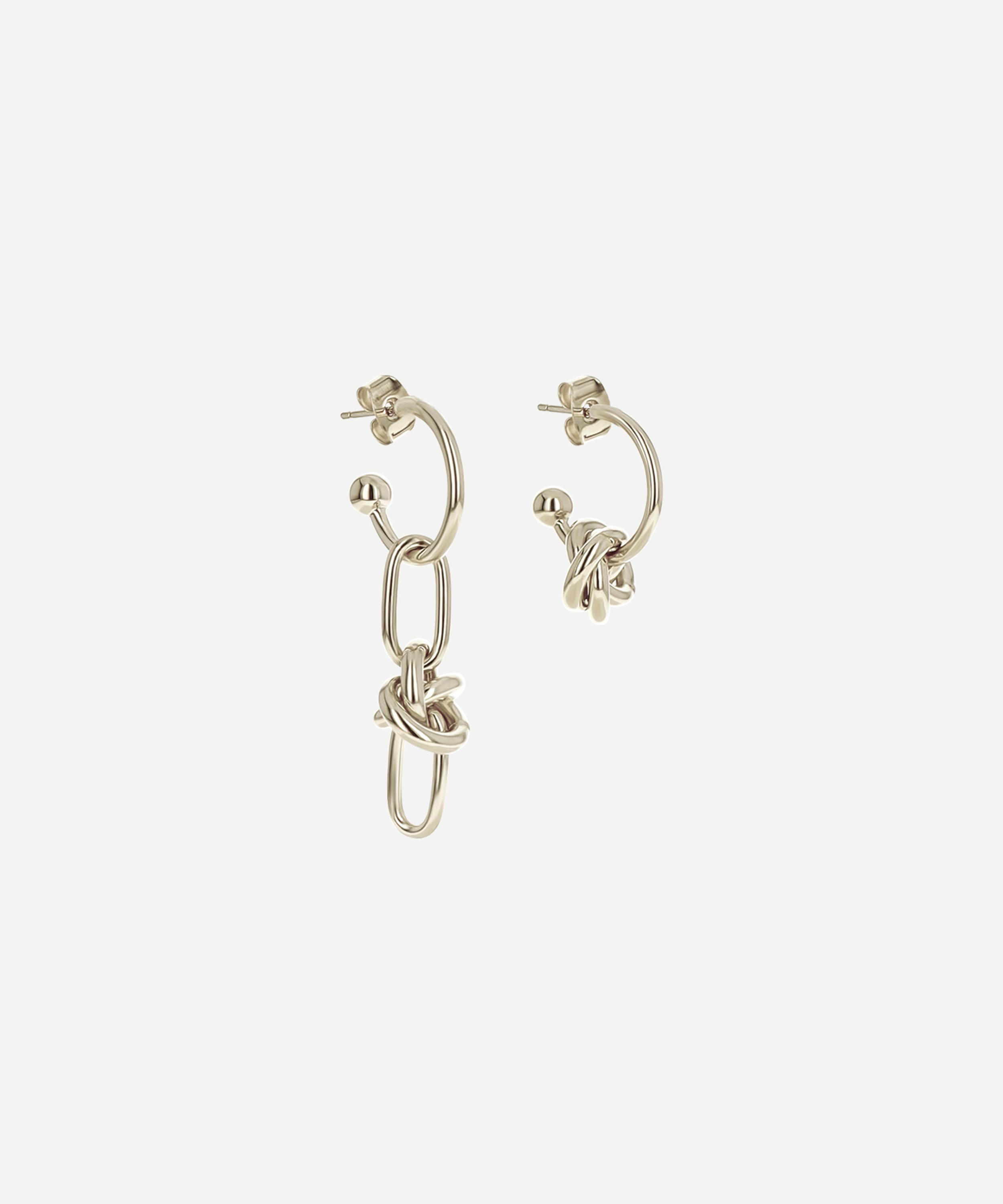 Justine Clenquet - Gold-Tone Daria Drop Hoop Earrings