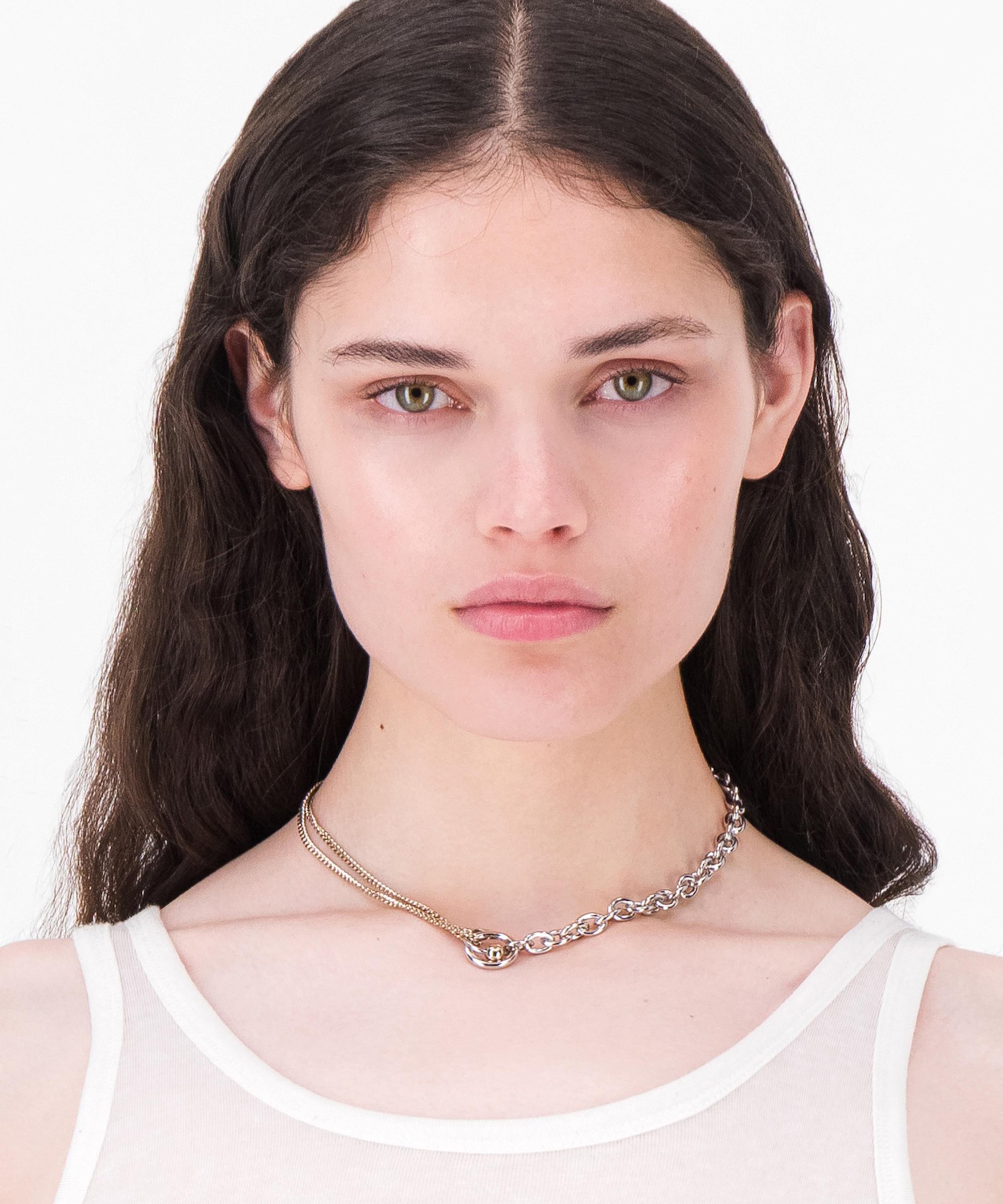 Justine Clenquet - Mixed Metal Faith Chain Necklace image number 1