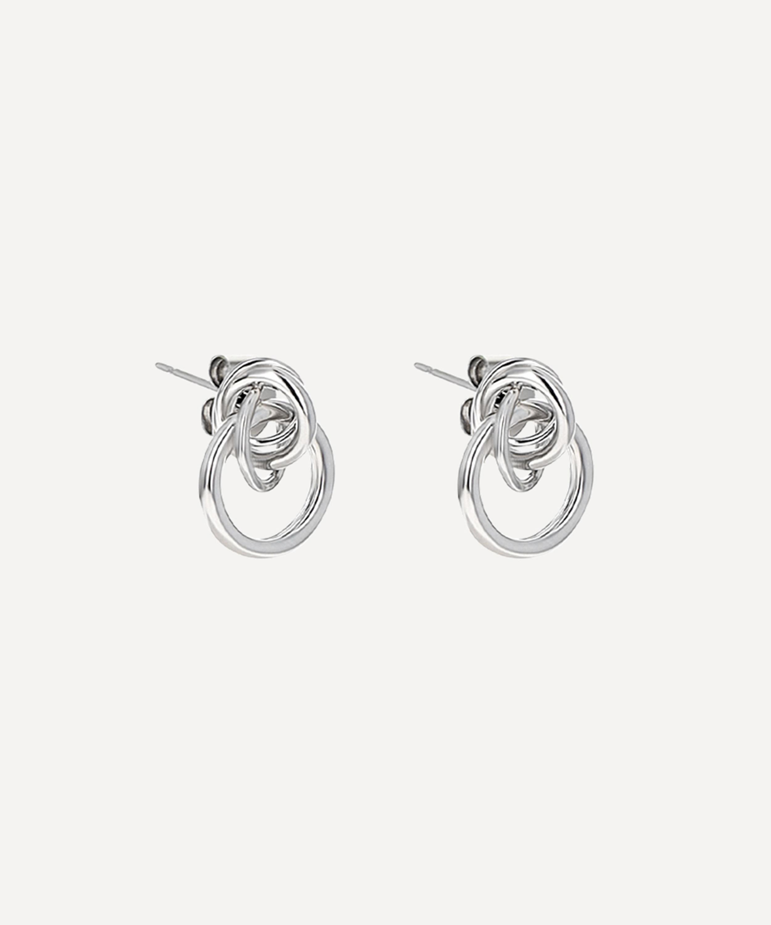 Justine Clenquet - Palladium-Plated Cara Stud Earrings