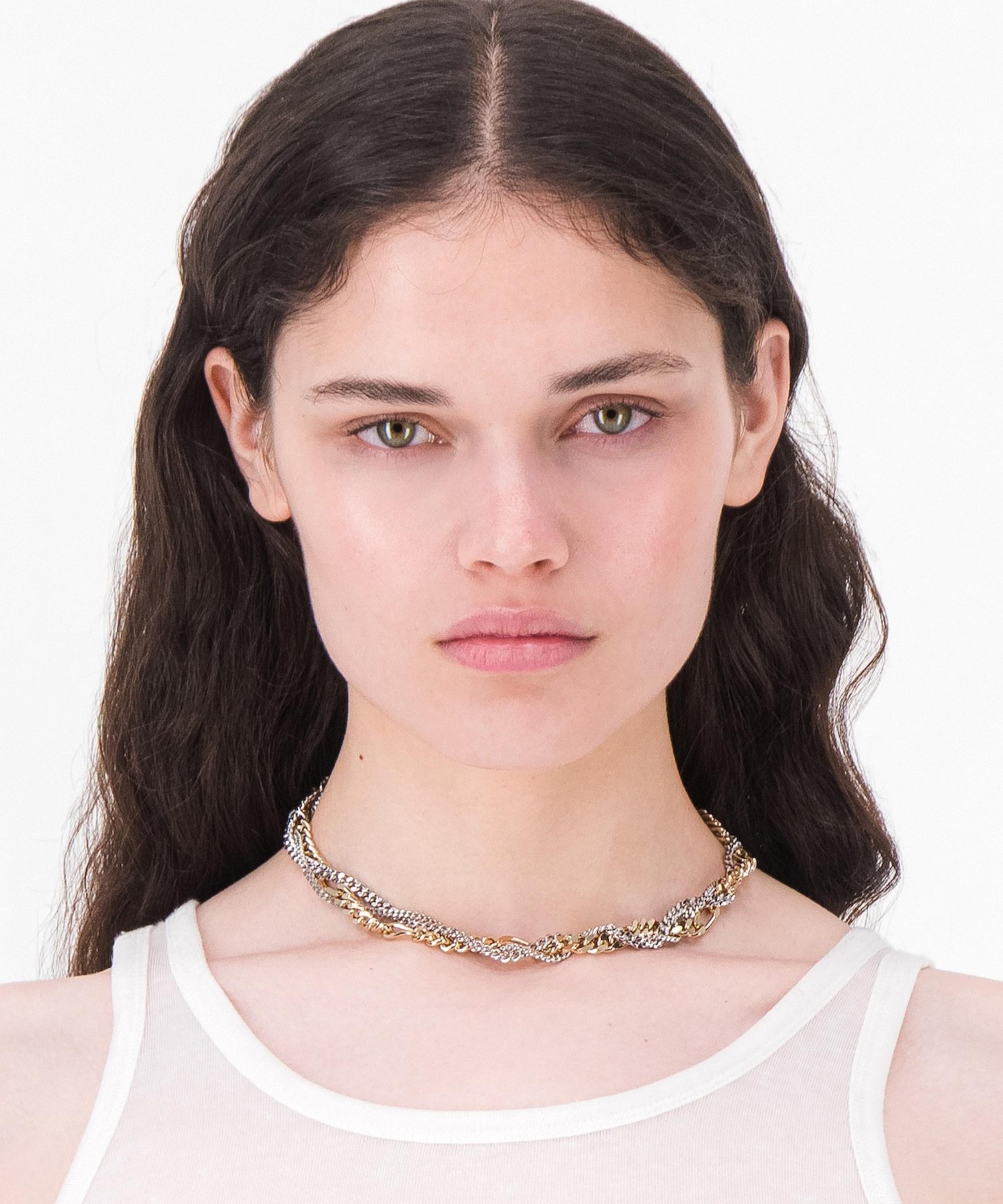 Justine Clenquet - Mixed Metal Jena Choker Necklace image number 1
