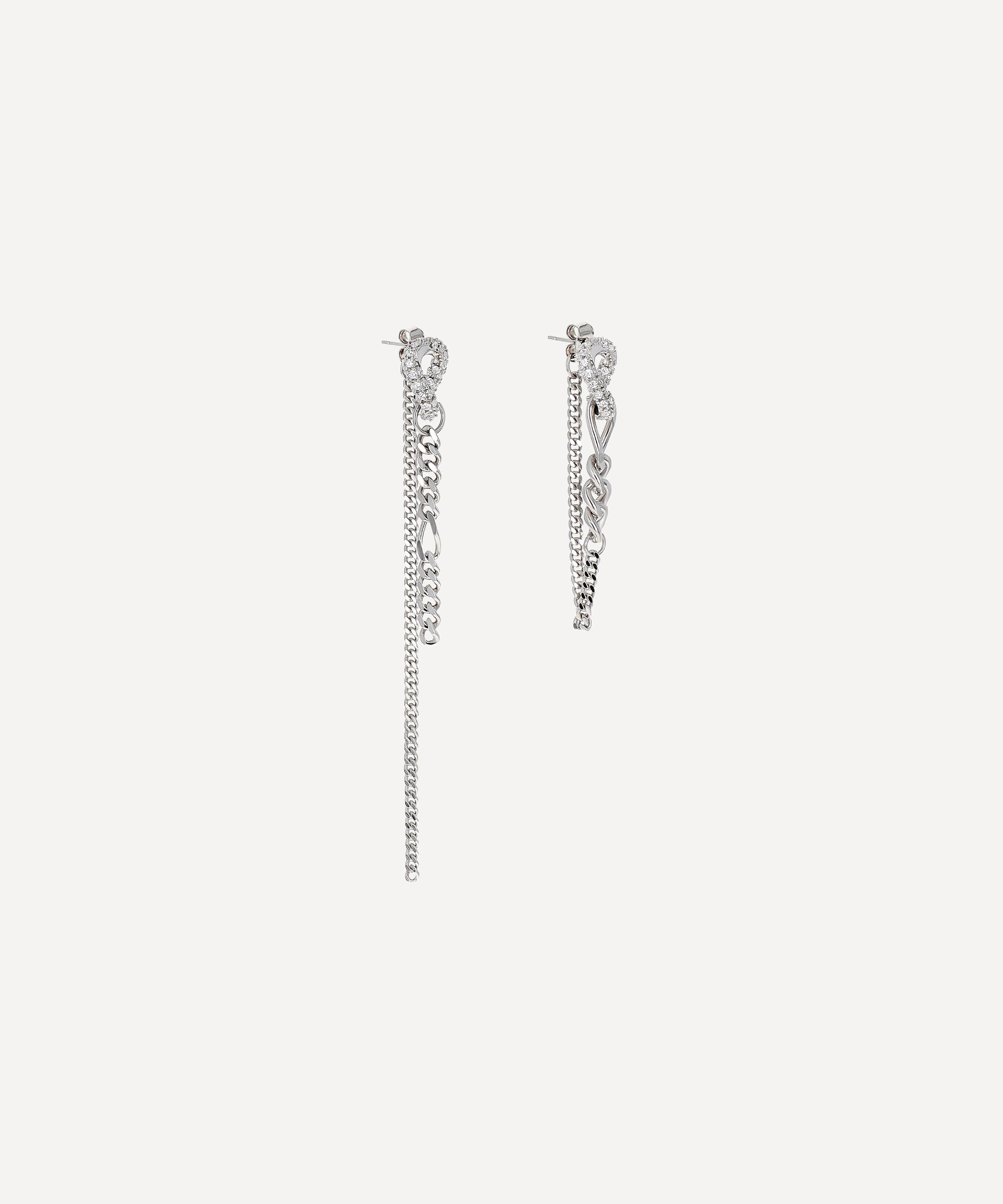 Justine Clenquet - Silver-Tone Lois Drop Earrings
